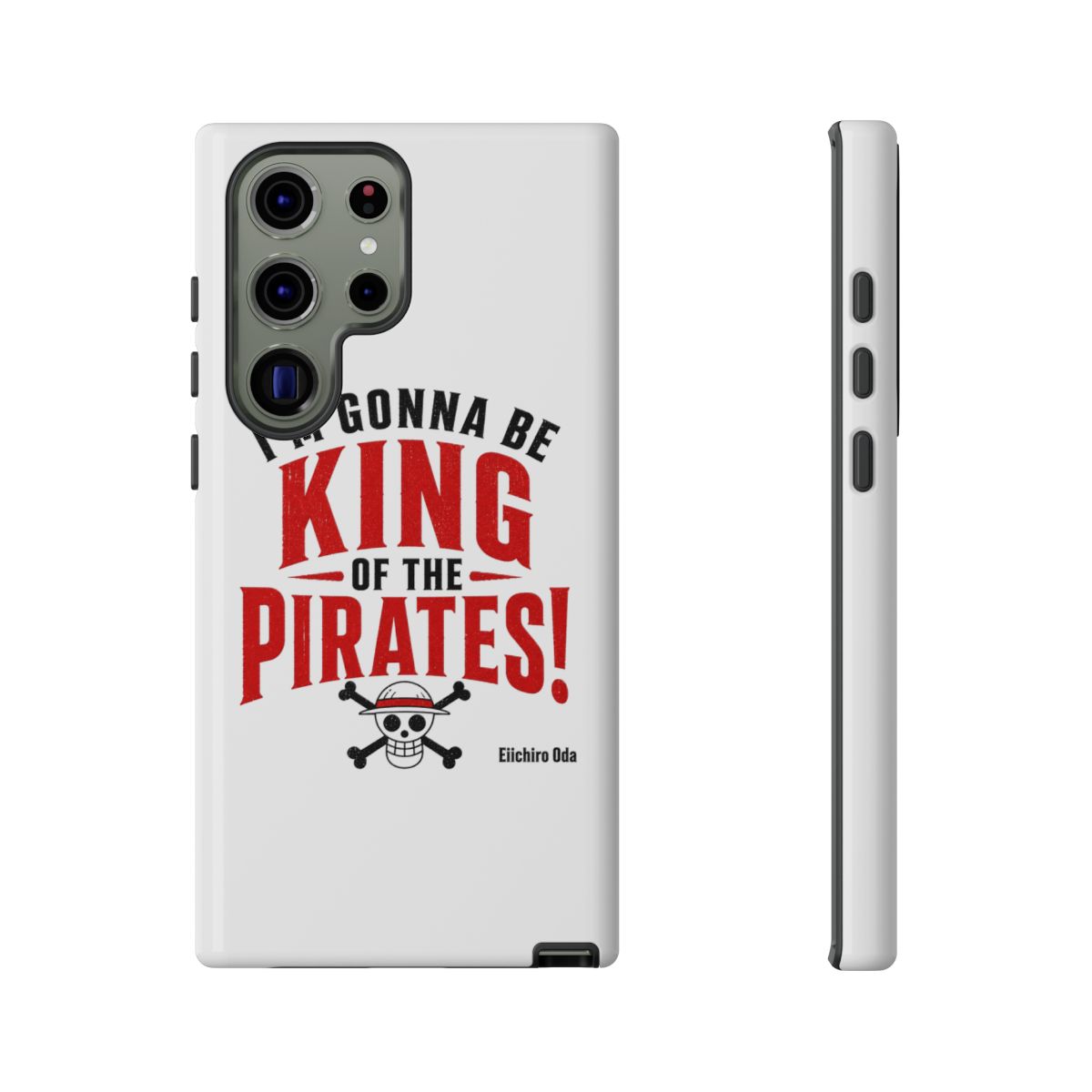 One Piece "m gonna be King of the Pirates!" Phone Case - alternate angle 3, merchandise