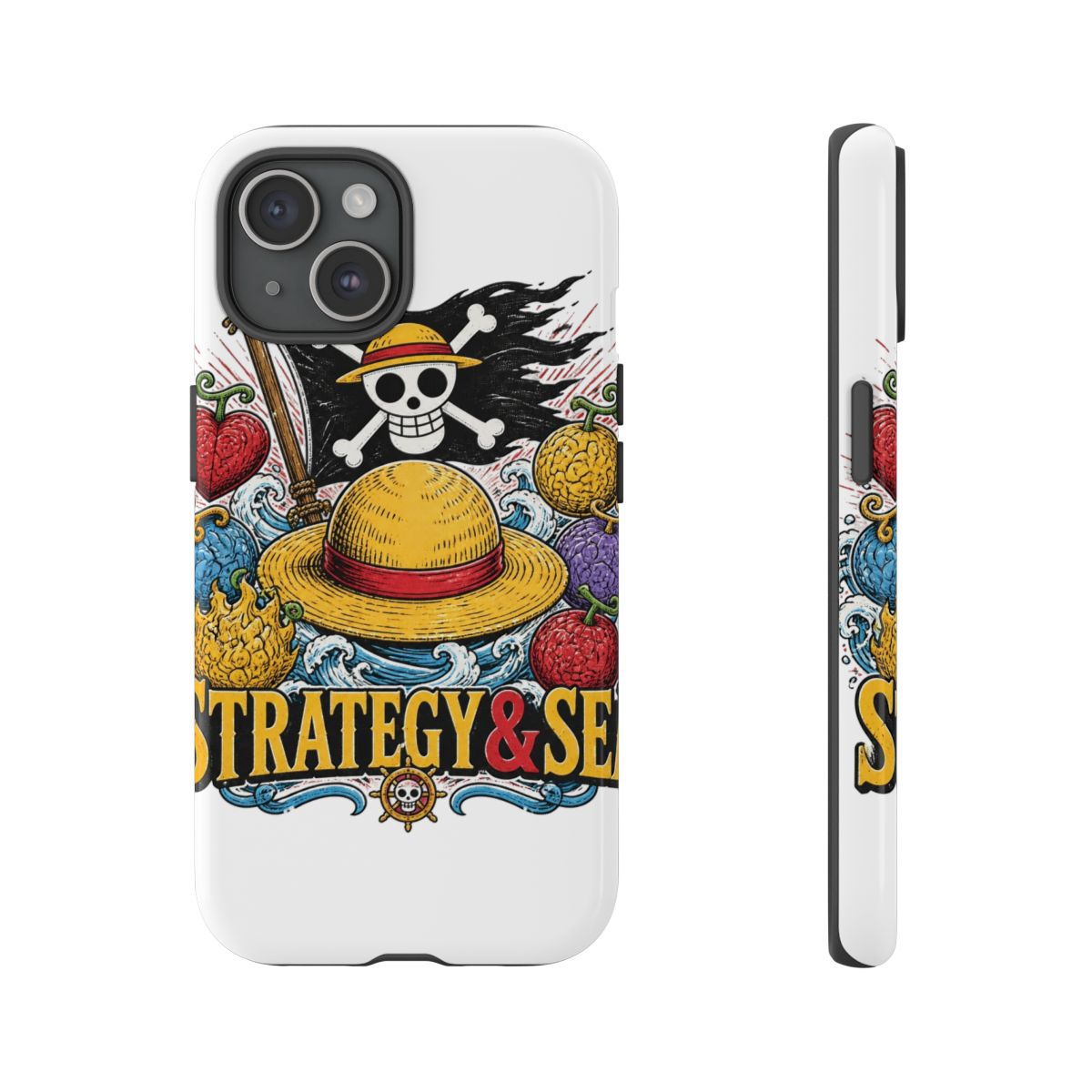 One Piece "STRATEGY & SEA" Phone Case - alternate angle 4, merchandise