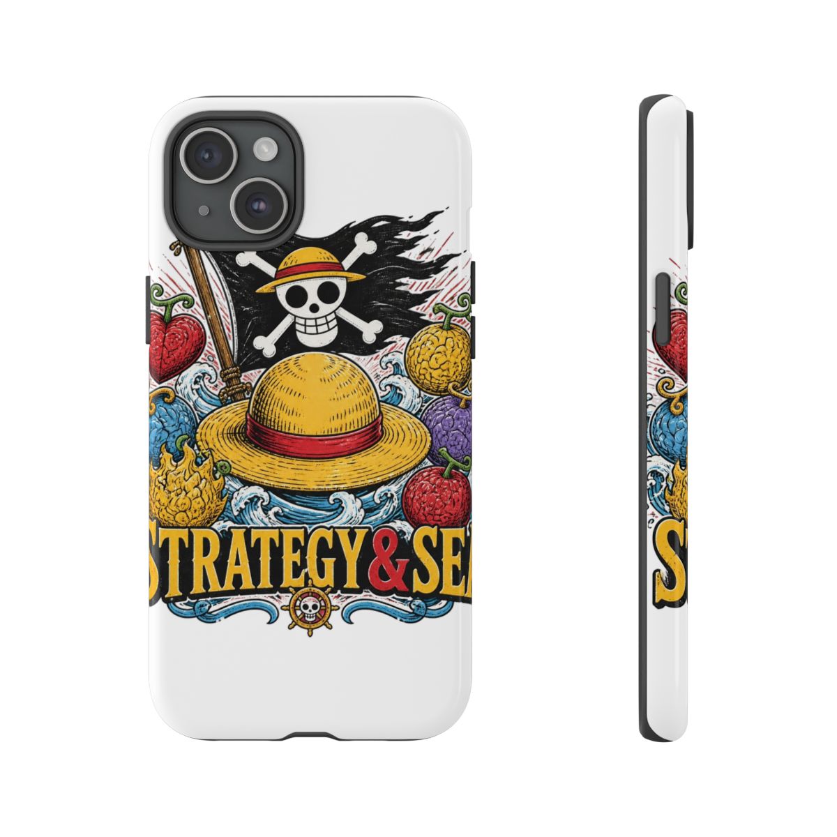 One Piece "STRATEGY & SEA" Phone Case - alternate angle 5, merchandise
