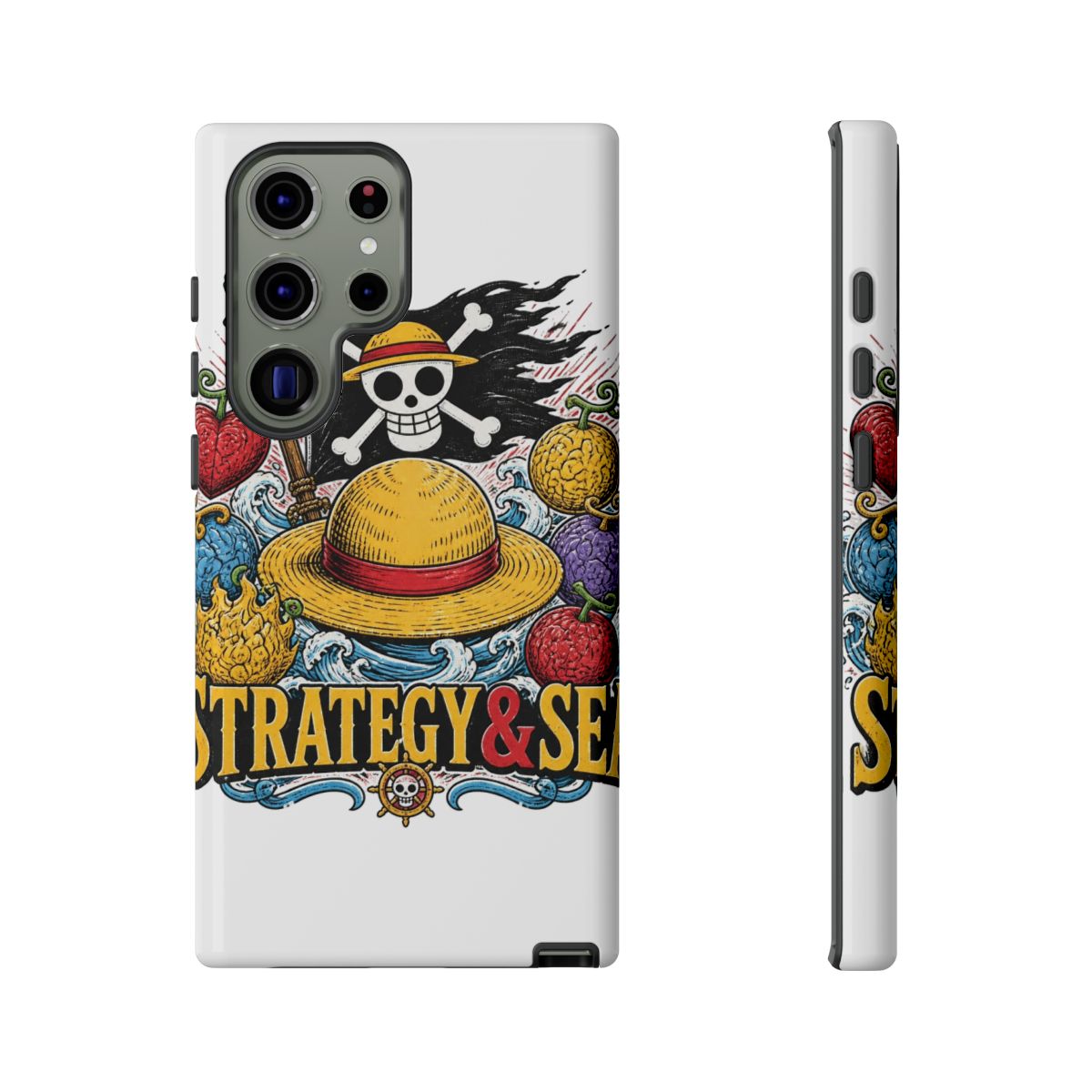 One Piece "STRATEGY & SEA" Phone Case - alternate angle 3, merchandise