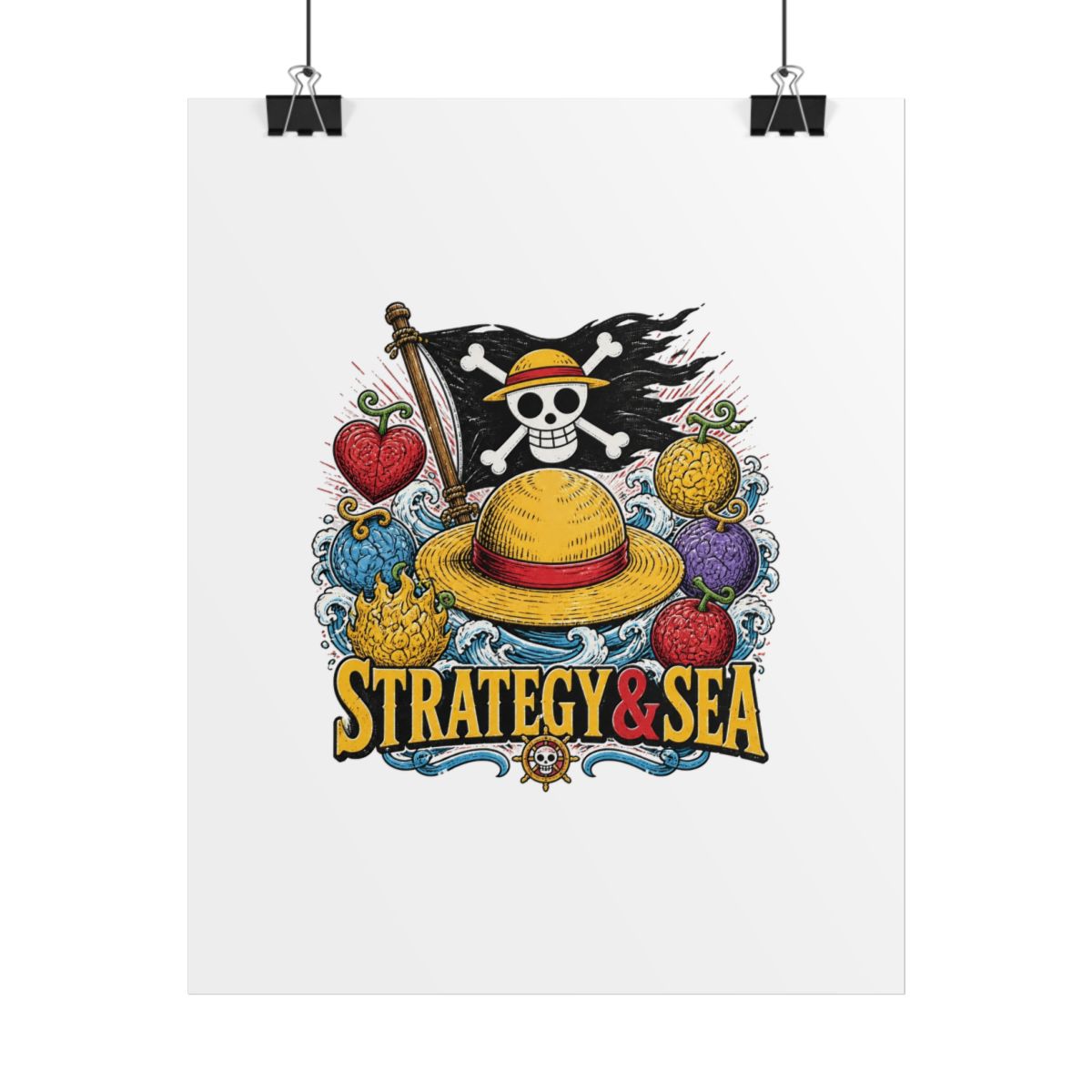 One Piece "STRATEGY & SEA" Poster