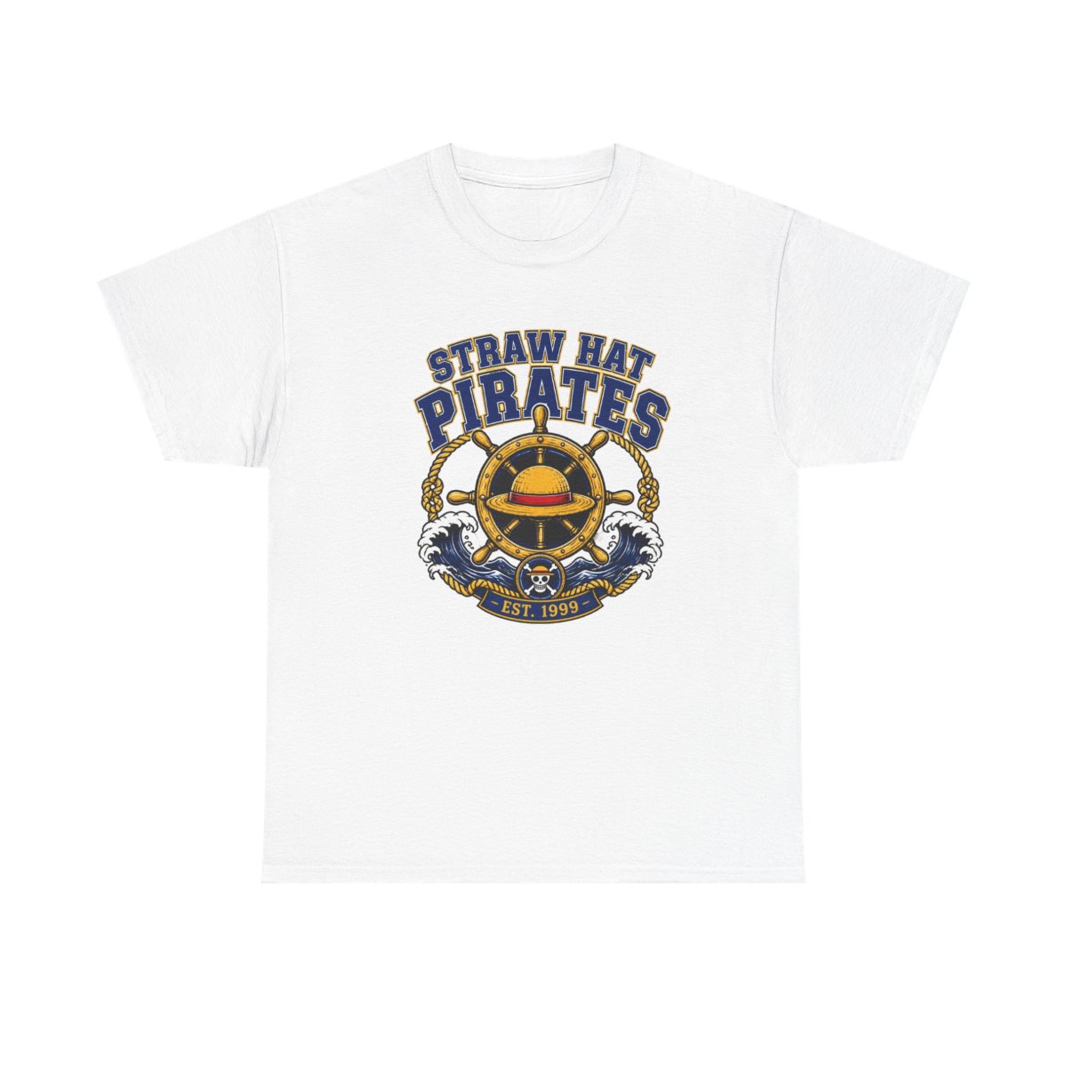 One Piece "STRAW HAT PIRATES" Unisex Tee - alternate angle 2, merchandise