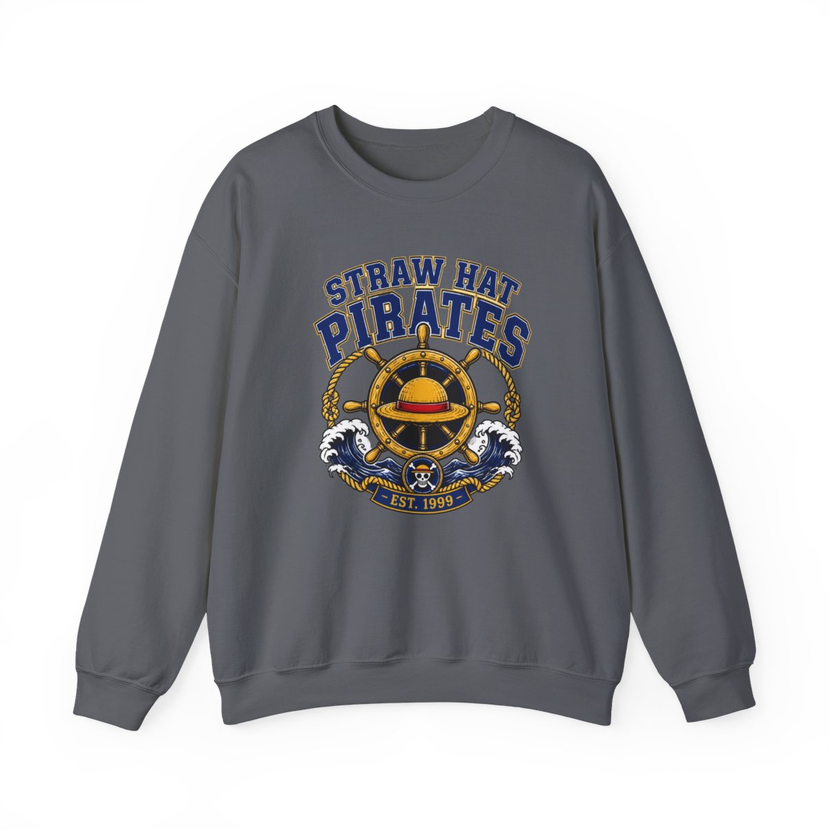 One Piece "STRAW HAT PIRATES" Crewneck - alternate angle 3, merchandise