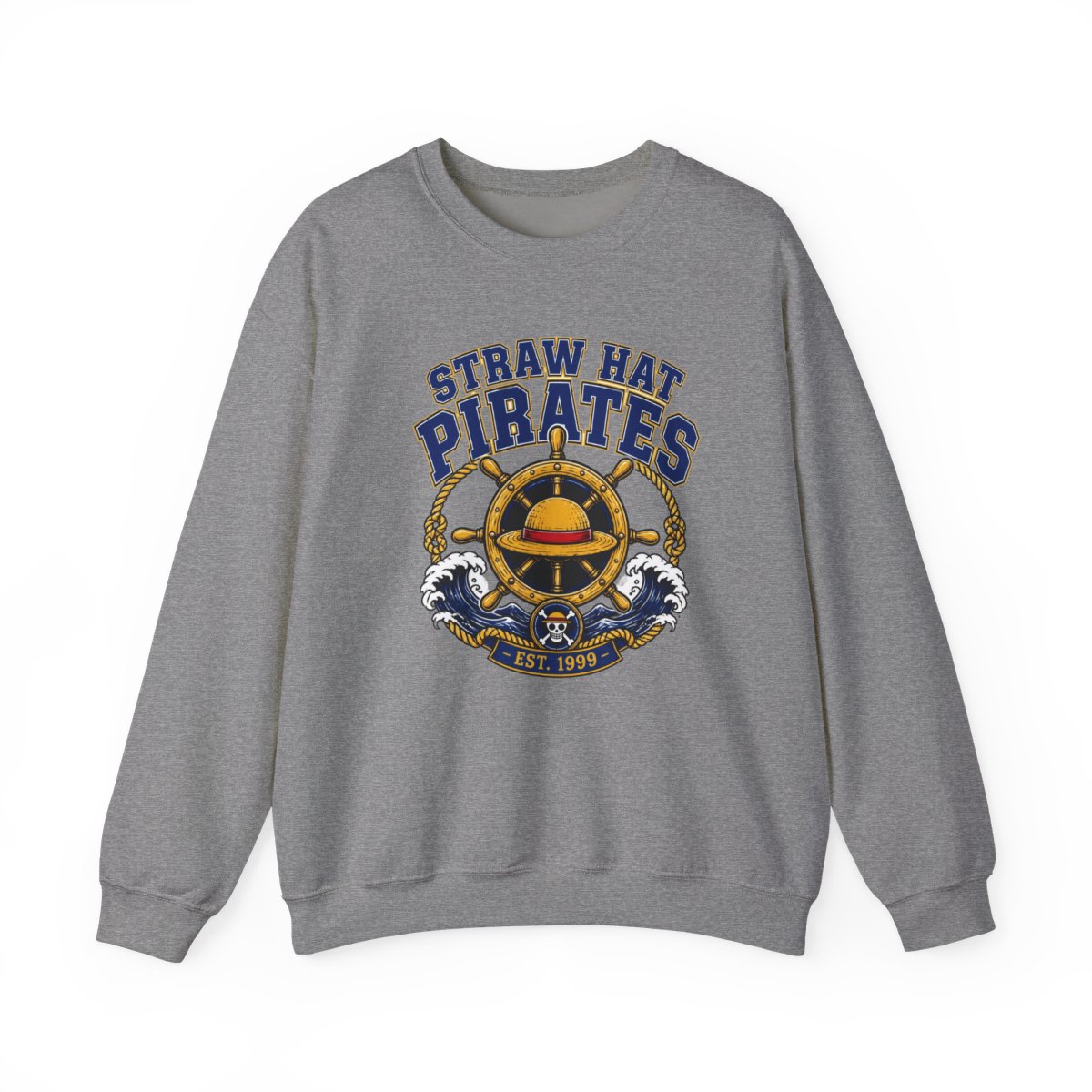 One Piece "STRAW HAT PIRATES" Crewneck - alternate angle 2, merchandise