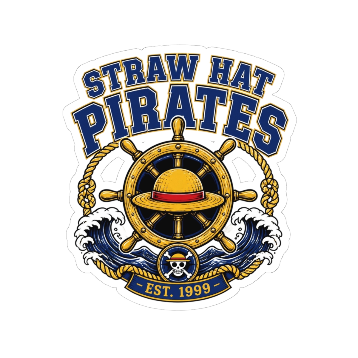 One Piece "STRAW HAT PIRATES" Sticker - Official Stickers merchandise