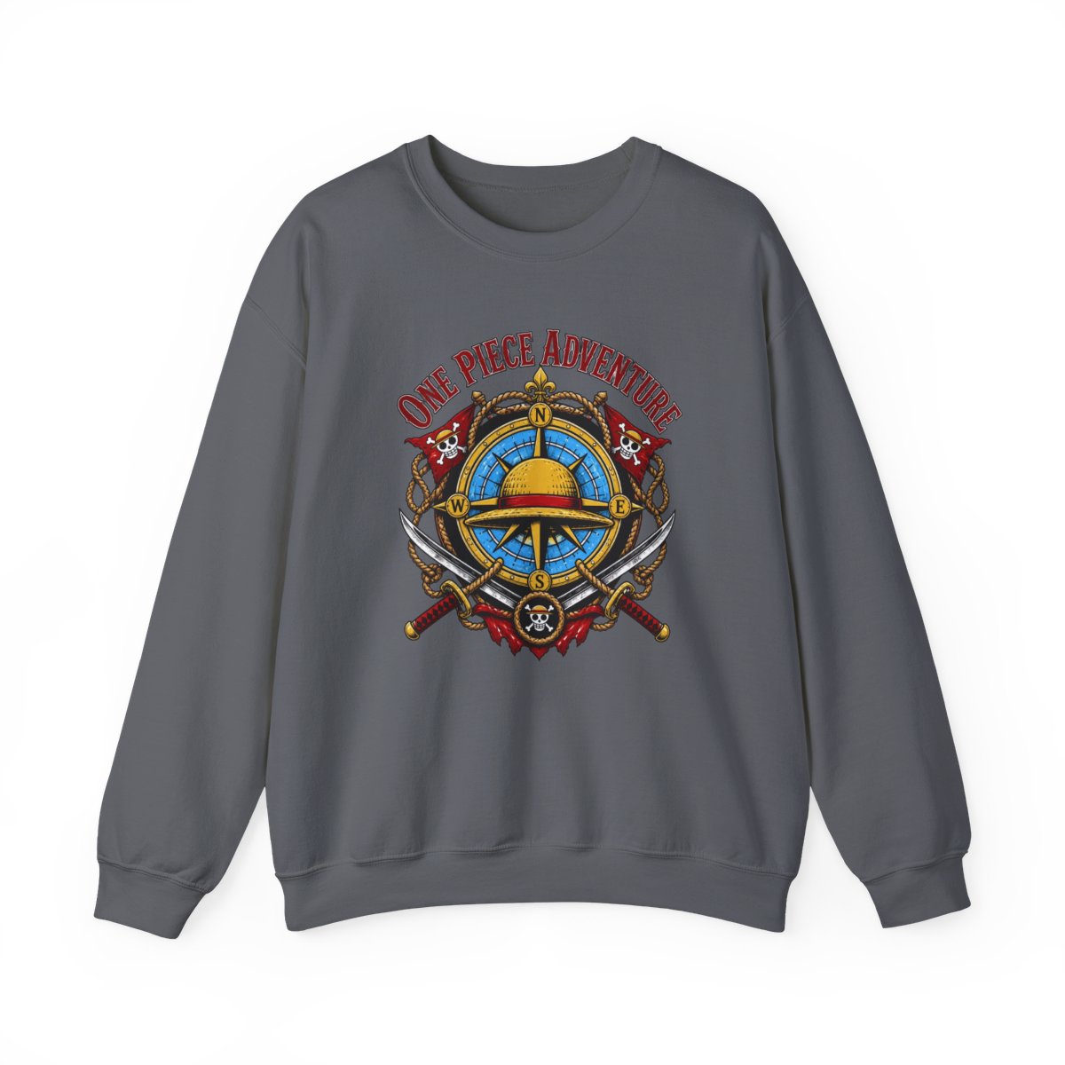 One Piece "One Piece Adventure" Crewneck - alternate angle 3, merchandise
