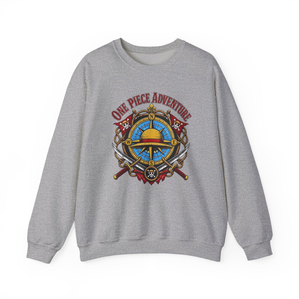 One Piece "One Piece Adventure" Crewneck - alternate angle 2, merchandise