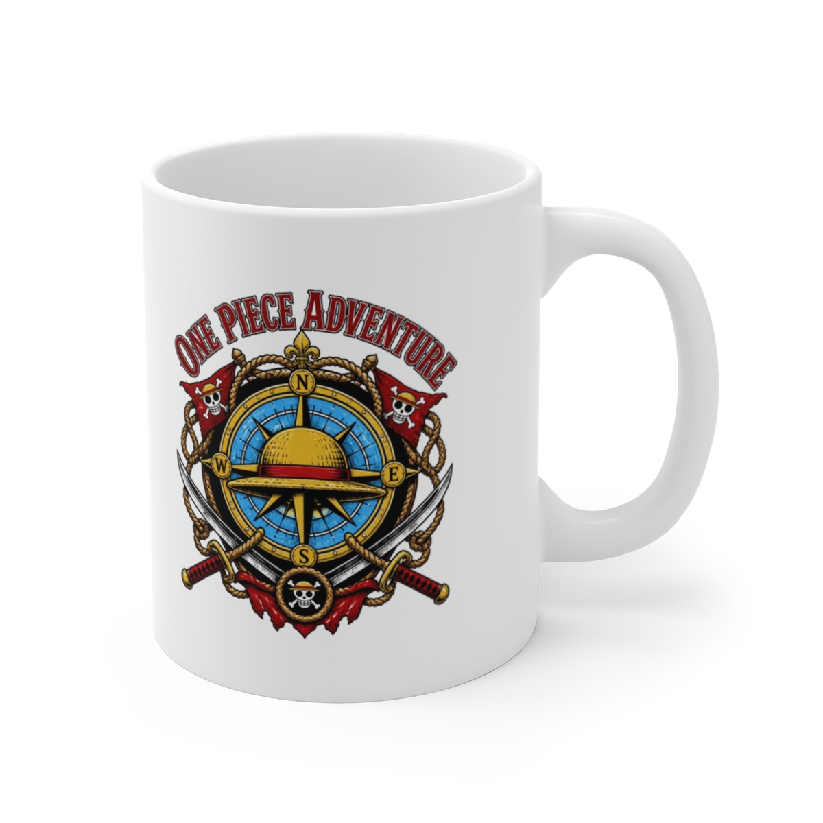 One Piece "One Piece Adventure" White Mug
