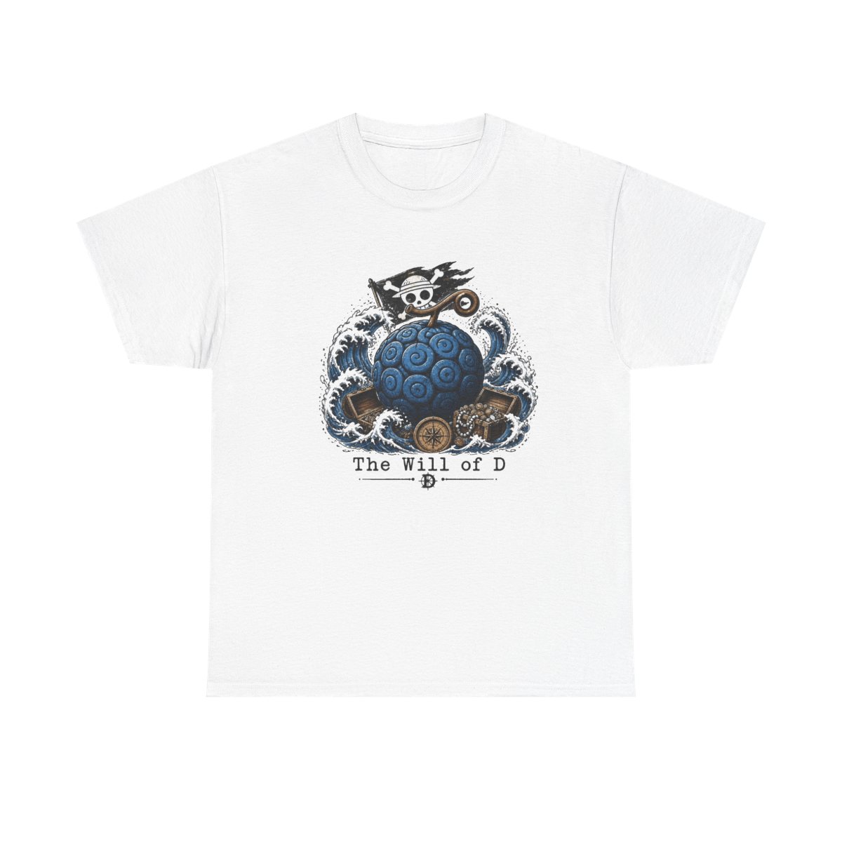 One Piece "The Will of D" Unisex Tee - alternate angle 3, merchandise
