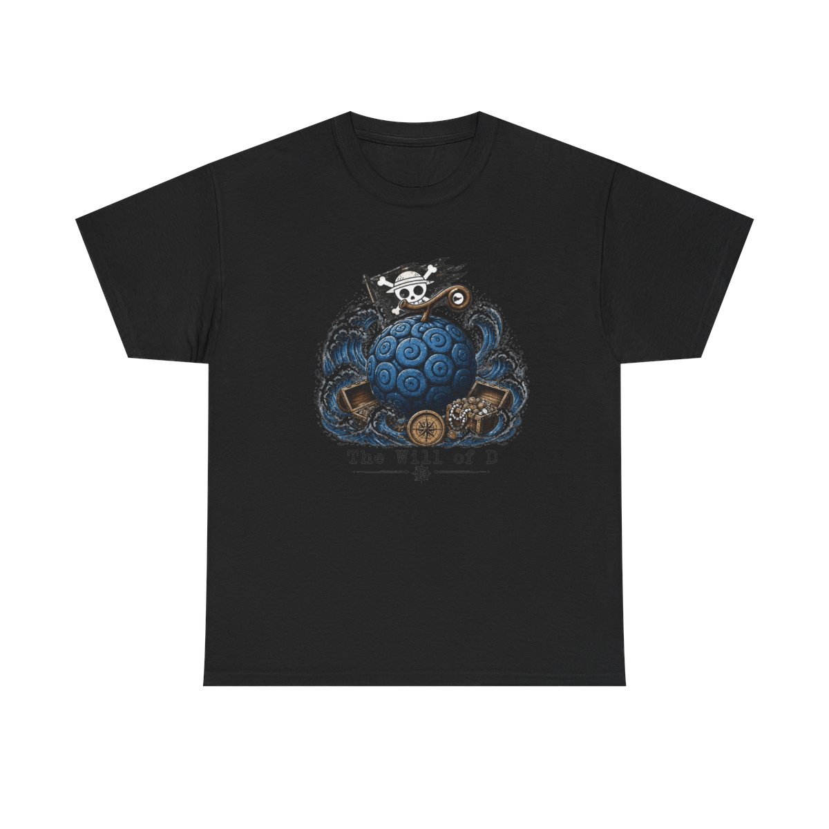 One Piece "The Will of D" Unisex Tee - alternate angle 2, merchandise