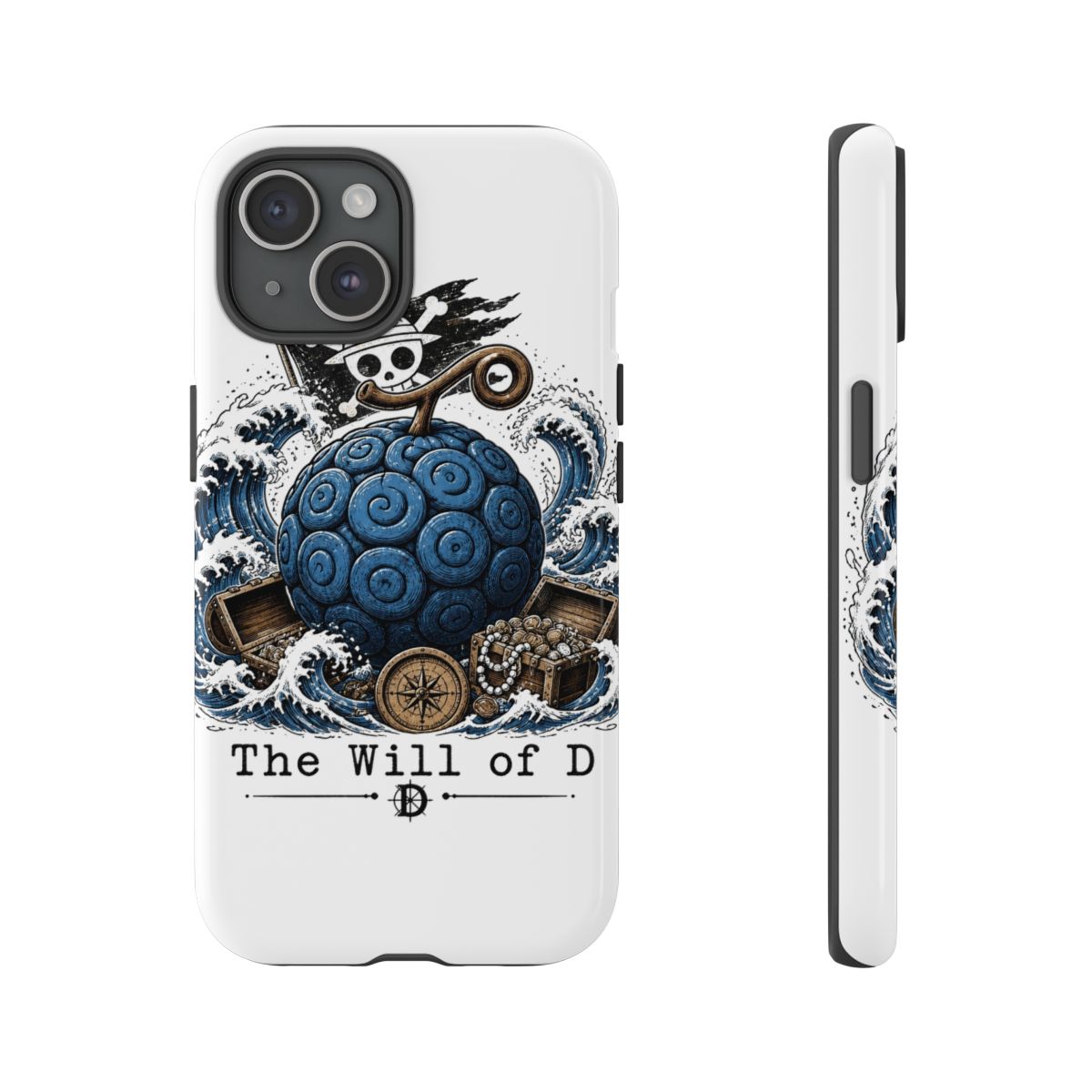 One Piece "The Will of D" Phone Case - alternate angle 1, merchandise