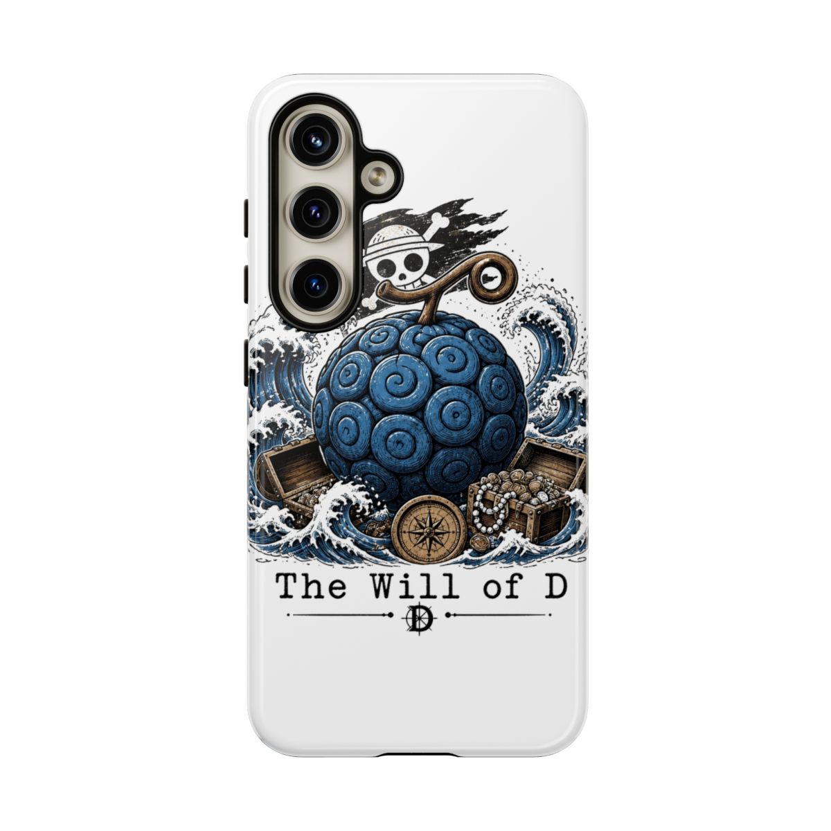 One Piece "The Will of D" Phone Case - alternate angle 4, merchandise