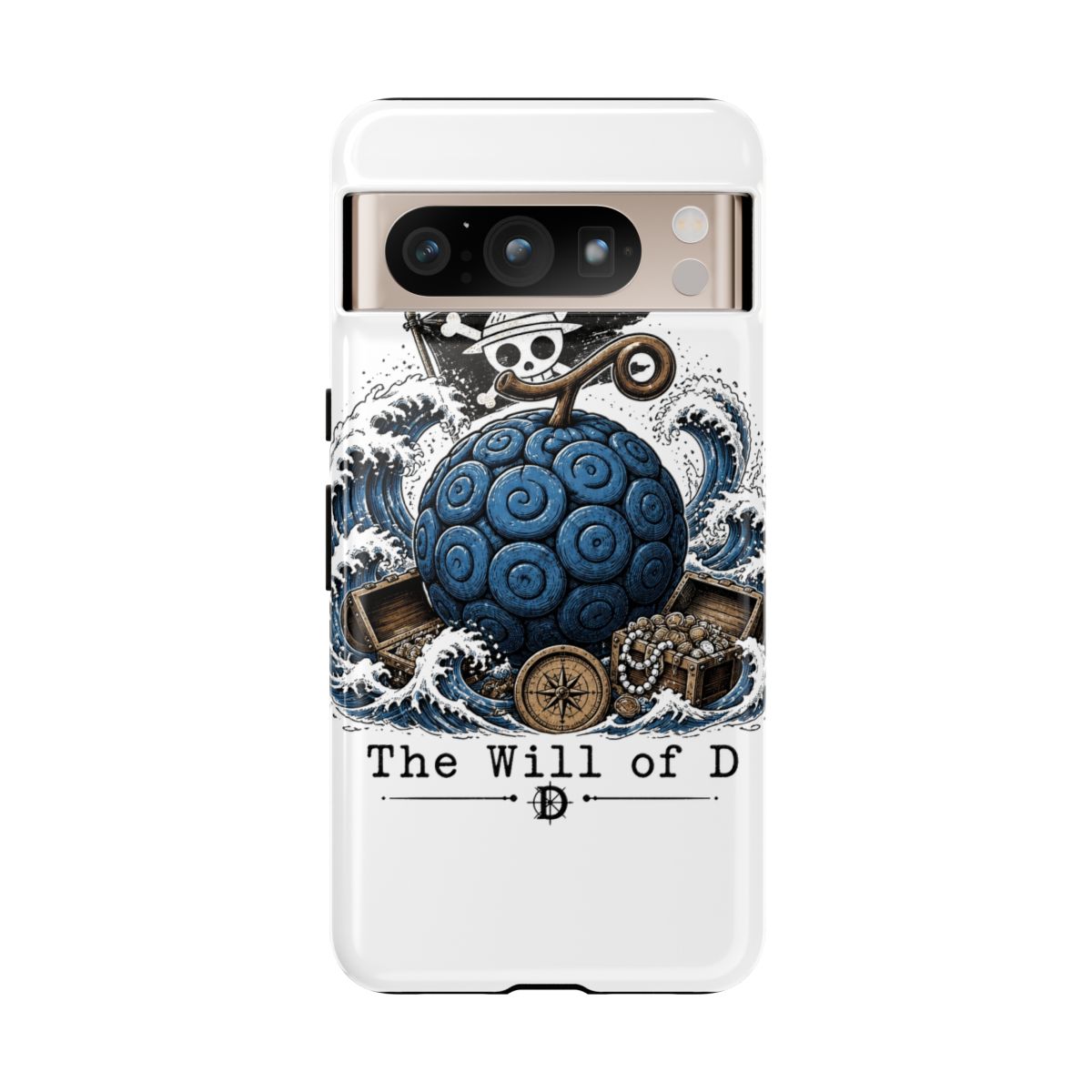 One Piece "The Will of D" Phone Case - alternate angle 5, merchandise