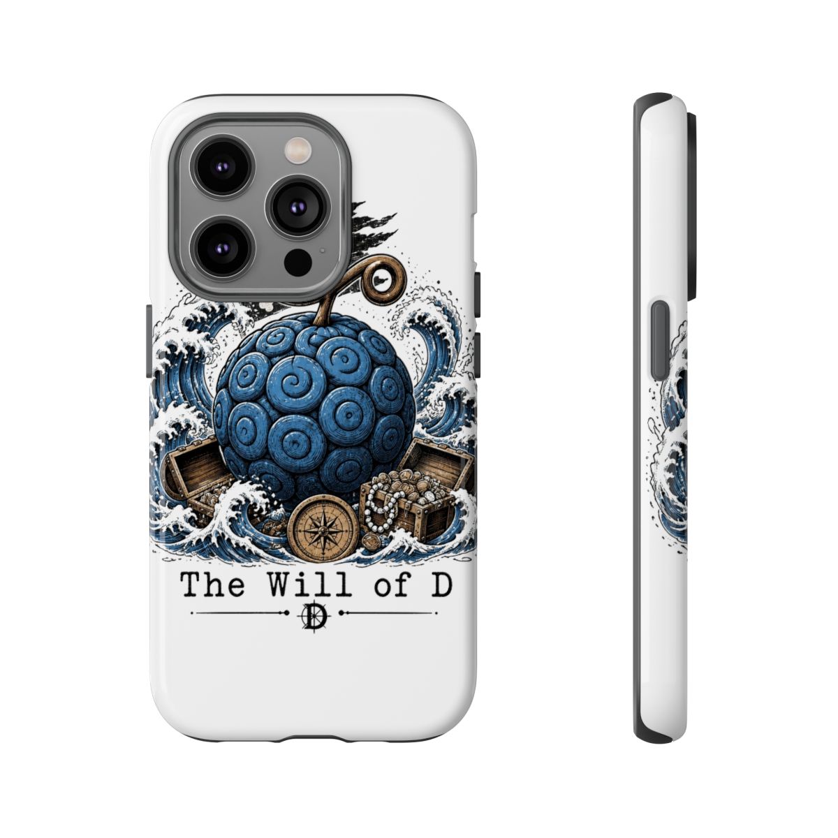 One Piece "The Will of D" Phone Case - alternate angle 2, merchandise