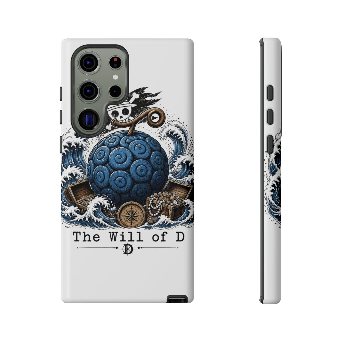 One Piece "The Will of D" Phone Case - alternate angle 3, merchandise