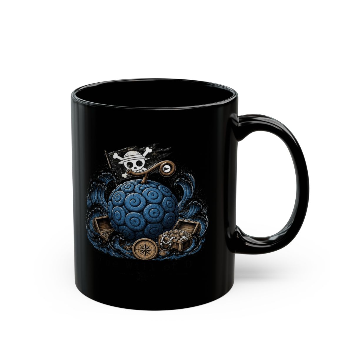One Piece "The Will of D" Black Mug