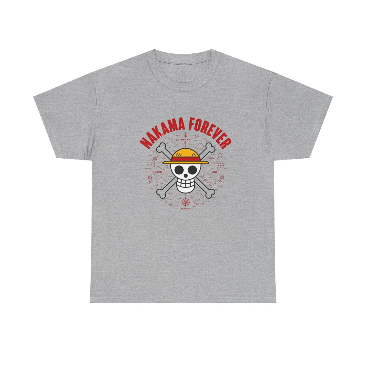 One Piece "Nakama Forever" Unisex Tee - alternate angle 3, merchandise