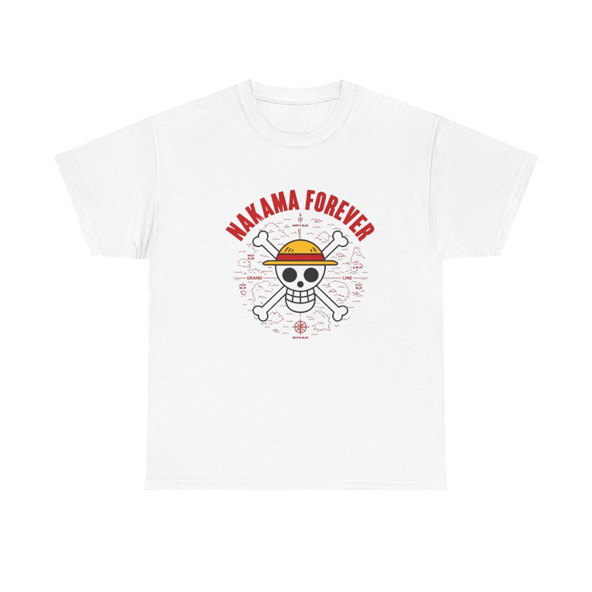 One Piece "Nakama Forever" Unisex Tee - alternate angle 2, merchandise