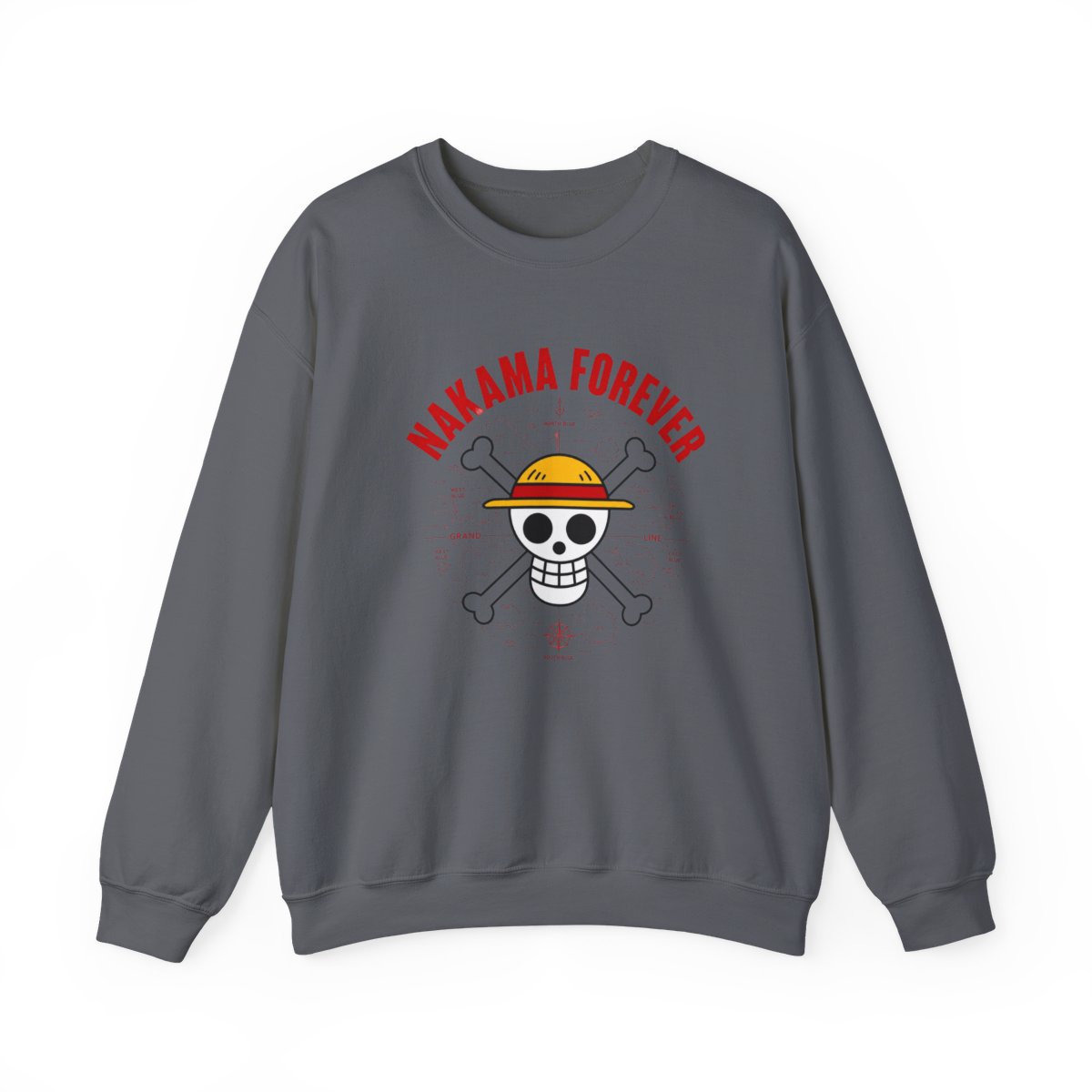 One Piece "Nakama Forever" Crewneck - alternate angle 3, merchandise