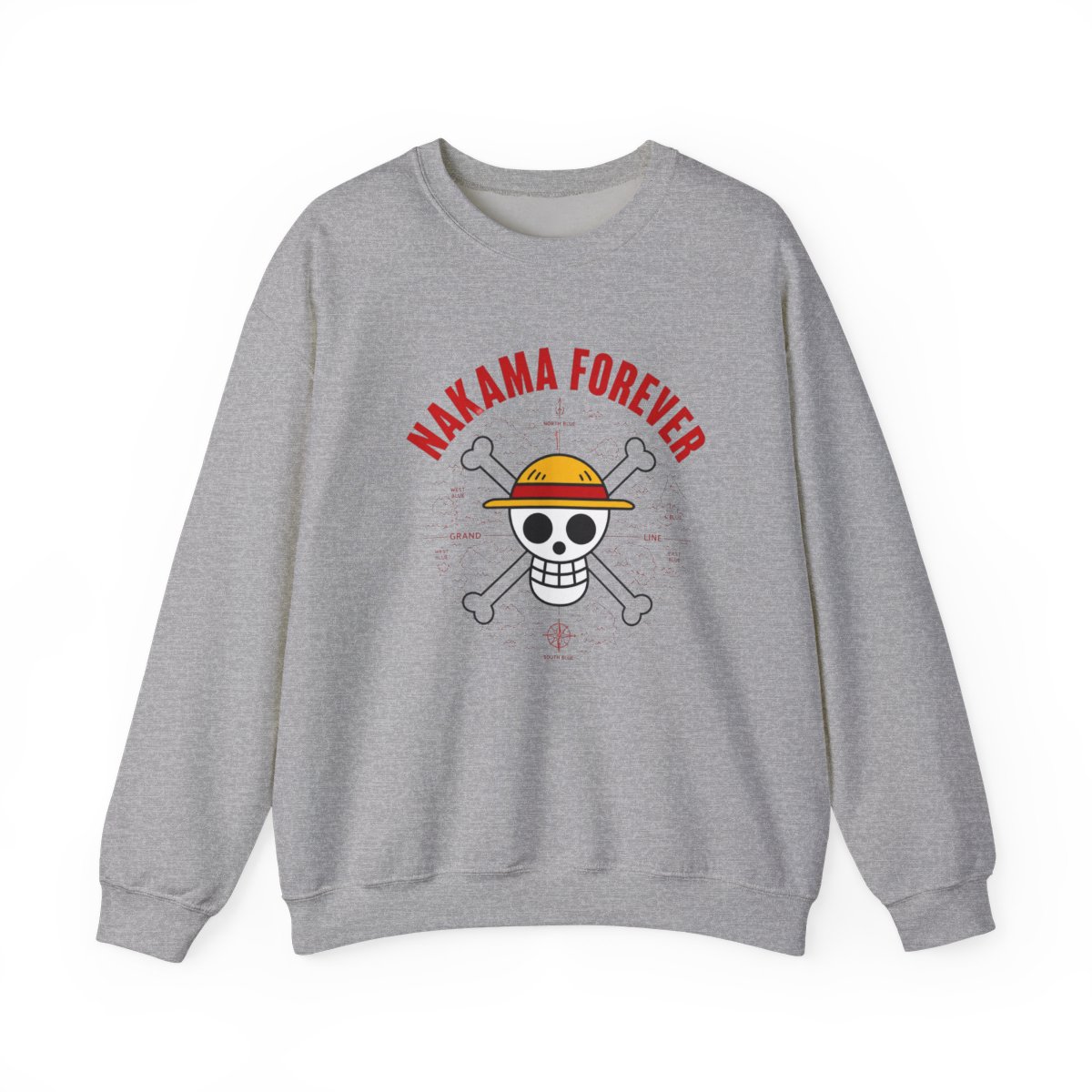 One Piece "Nakama Forever" Crewneck - alternate angle 2, merchandise