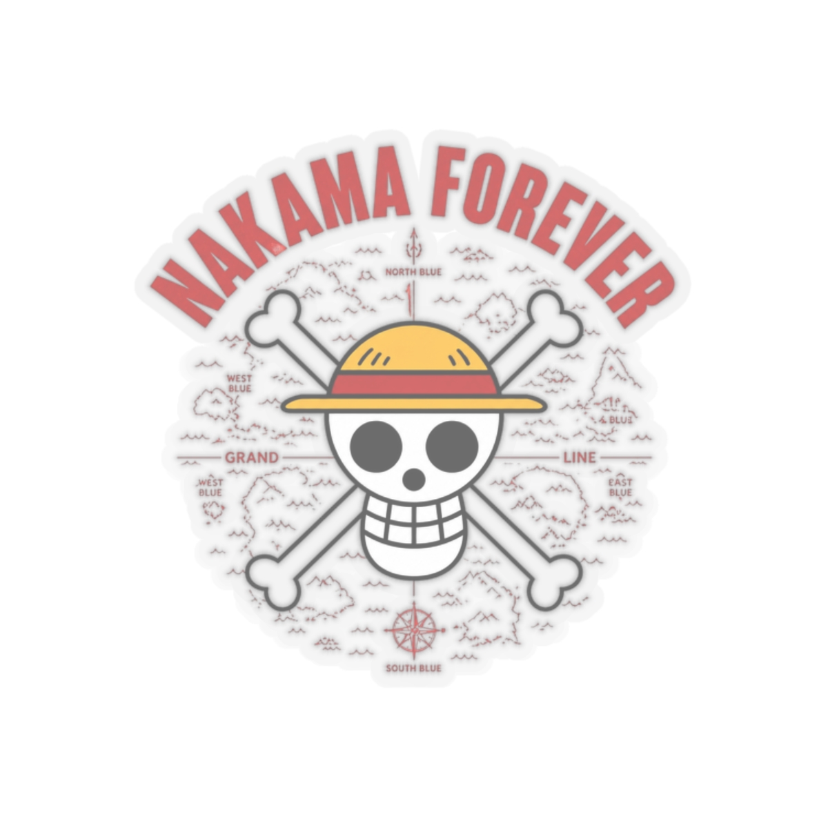 One Piece "Nakama Forever" Sticker