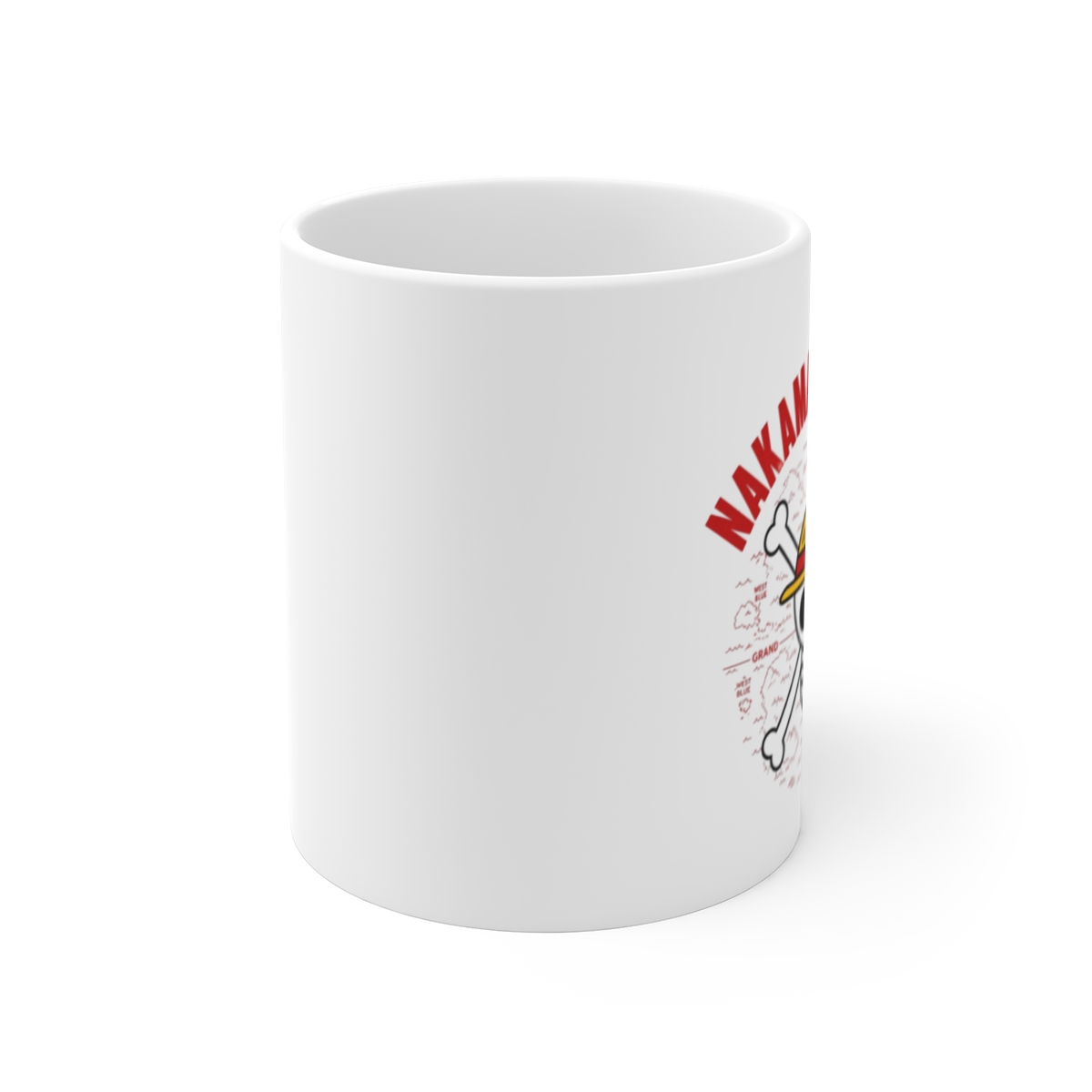 One Piece "Nakama Forever" White Mug - alternate angle 1, merchandise