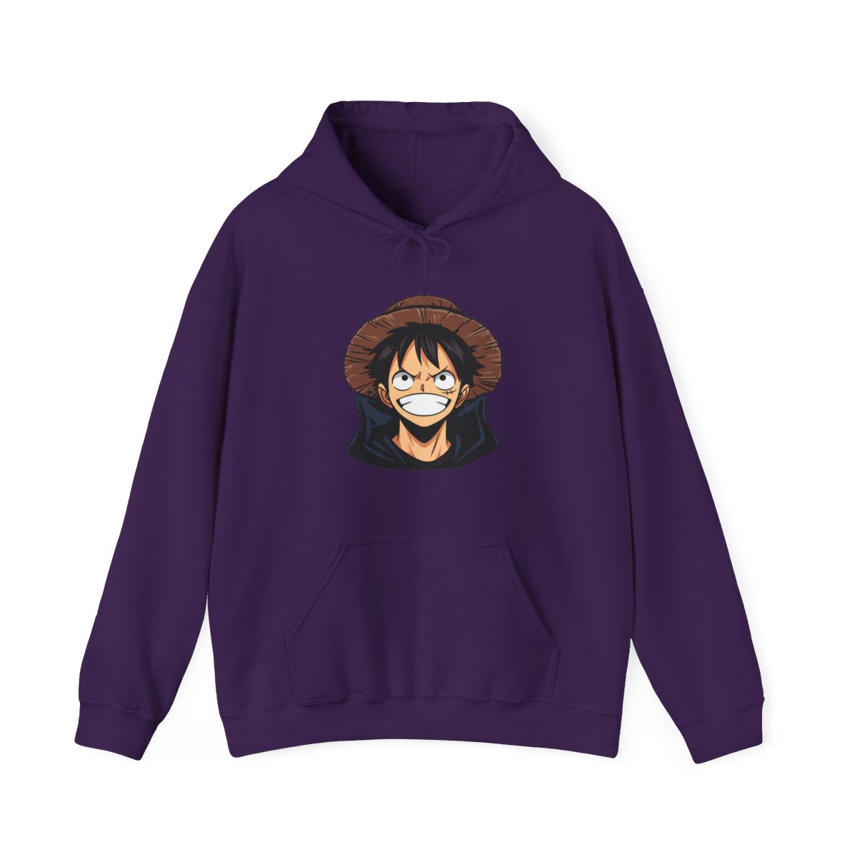 Monkey D Luffy Hoodie One Piece Pirate King - alternate angle 2, merchandise