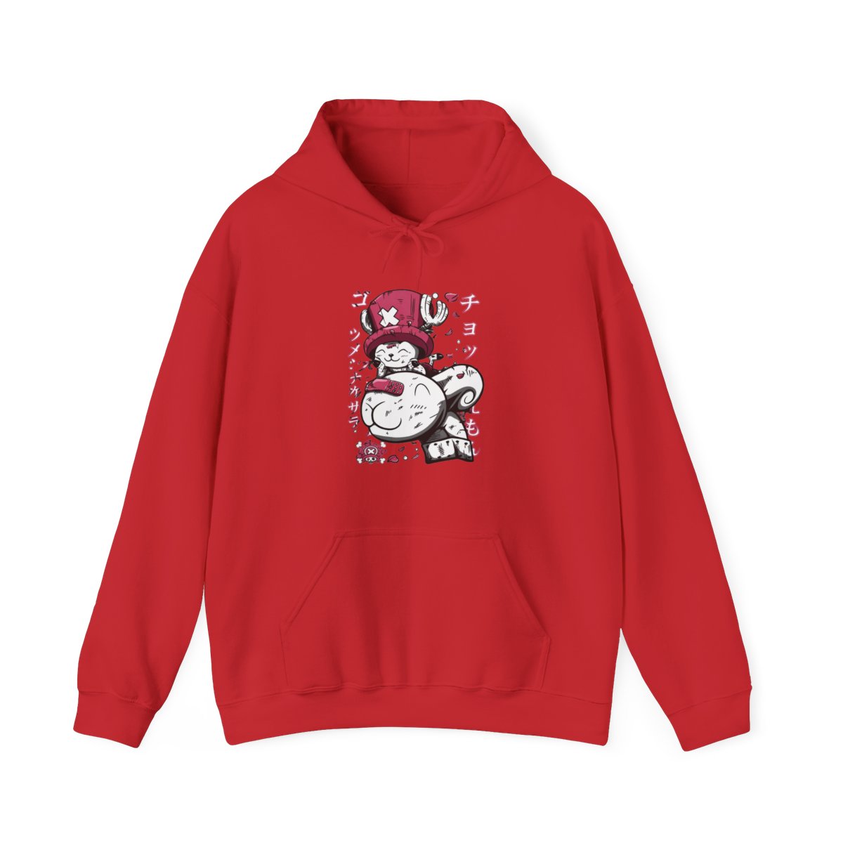 Chopper & Going Merry One Piece Straw Hat Pirates Hoodie - alternate angle 2, merchandise