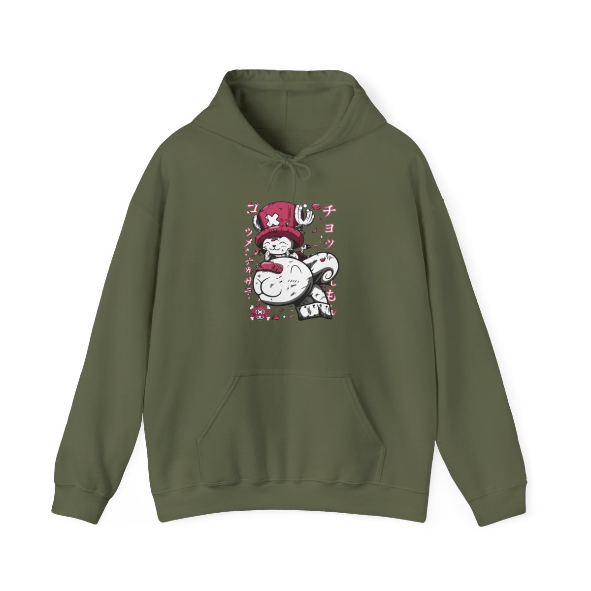 Chopper & Going Merry One Piece Straw Hat Pirates Hoodie - alternate angle 4, merchandise