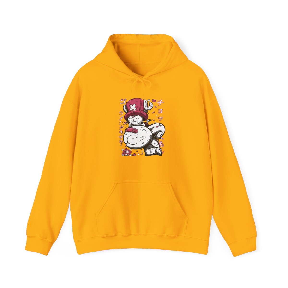 Chopper & Going Merry One Piece Straw Hat Pirates Hoodie - alternate angle 2, merchandise