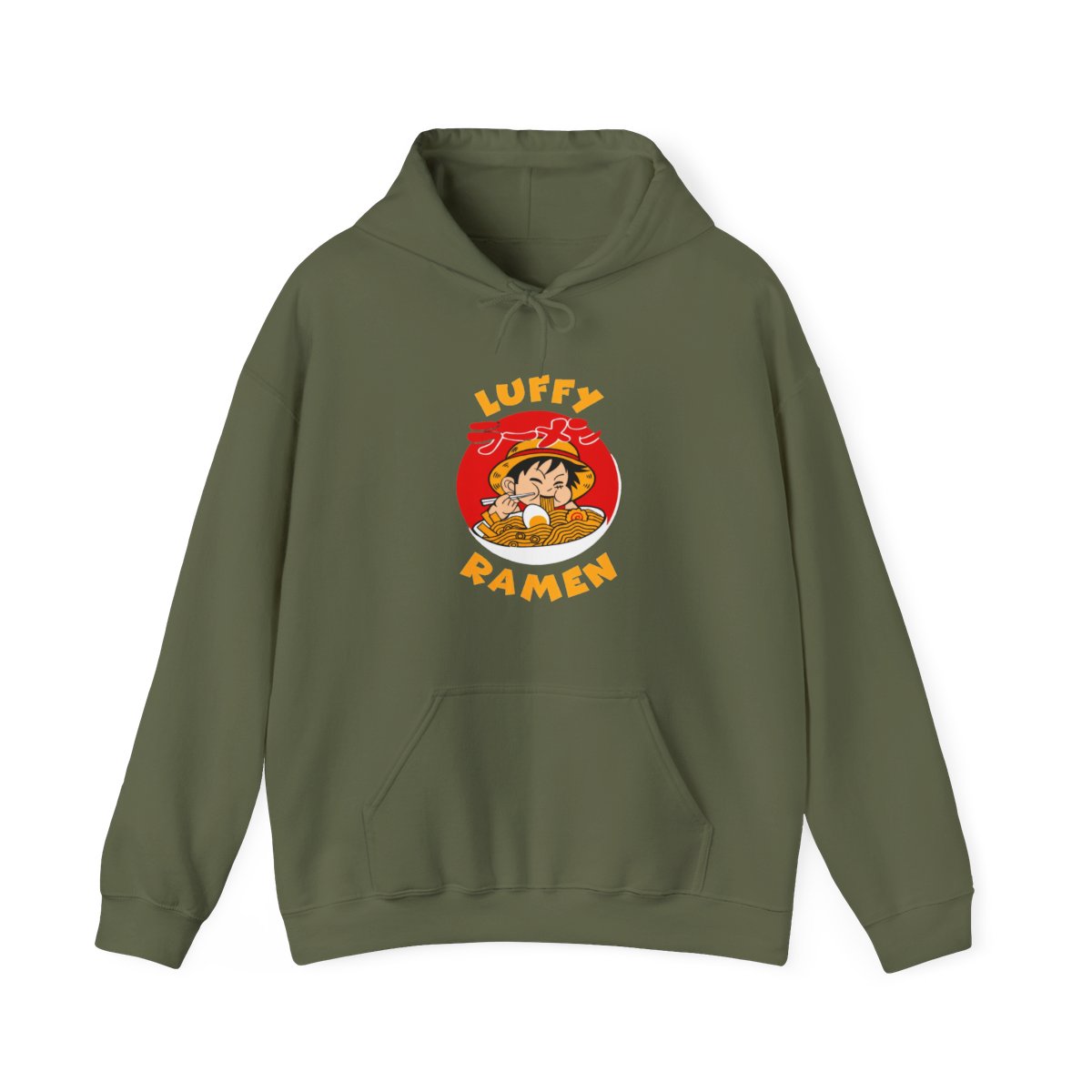 Luffy Ramen Hoodie One Piece Pirate Food Design