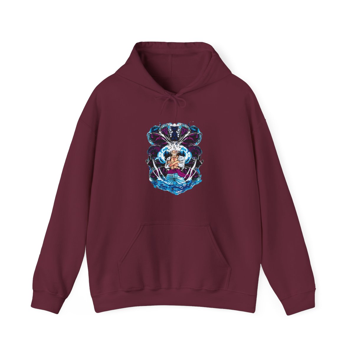 One Piece Hoodie Luffy Gear Fifth Panel Jumper - alternate angle 3, merchandise