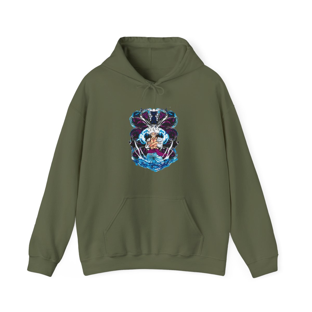 One Piece Hoodie Luffy Gear Fifth Panel Jumper - alternate angle 4, merchandise