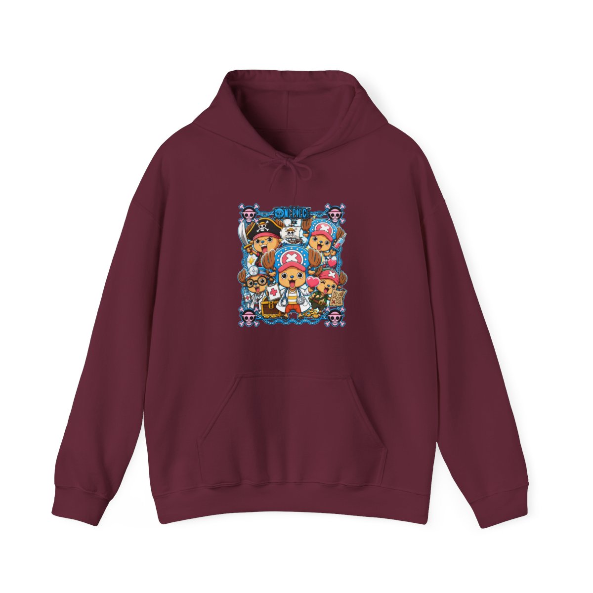 Chopper Hoodie One Piece Doctor Pirate Retro Symbol - alternate angle 2, merchandise