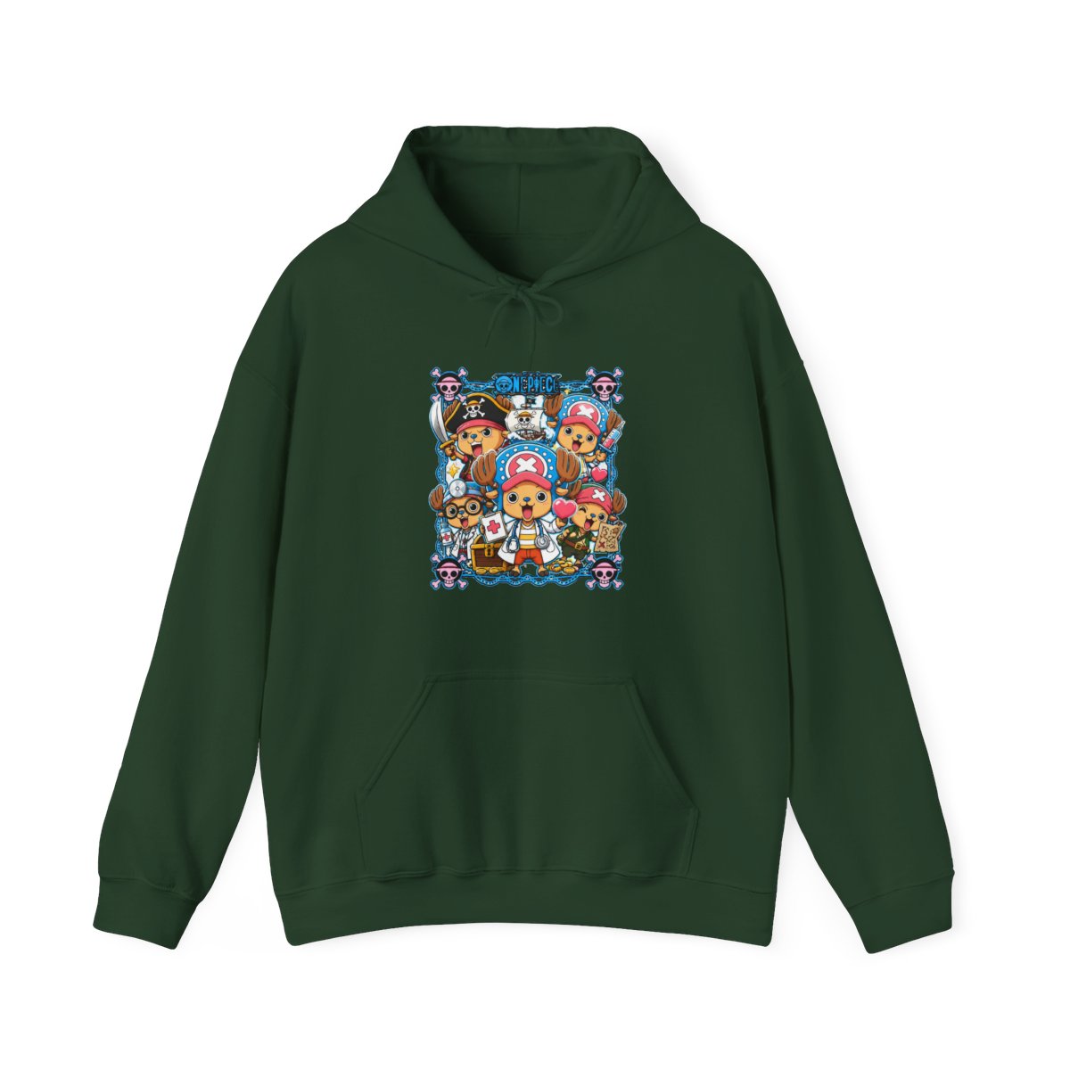 Chopper Hoodie One Piece Doctor Pirate Retro Symbol - alternate angle 4, merchandise