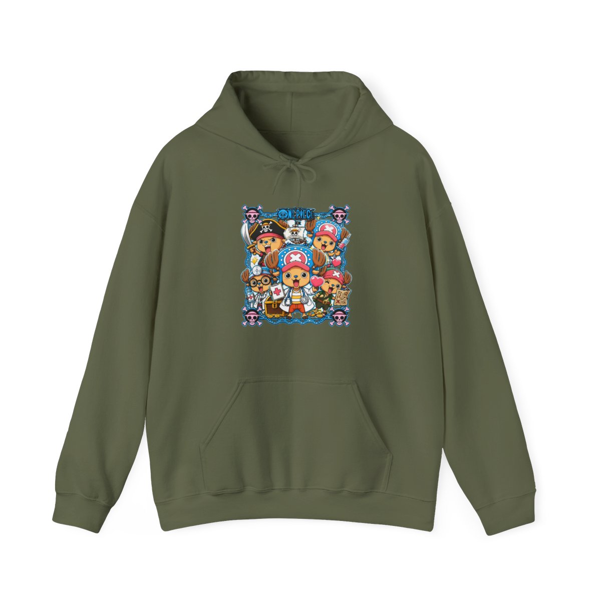 Chopper Hoodie One Piece Doctor Pirate Retro Symbol - alternate angle 3, merchandise
