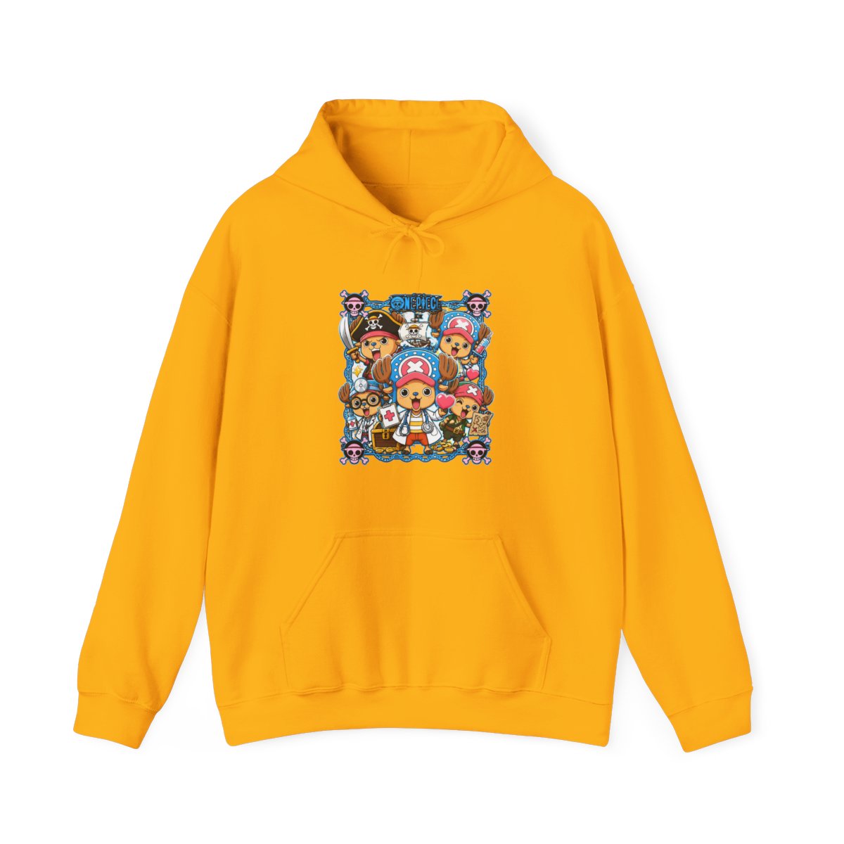 Chopper Hoodie One Piece Doctor Pirate Retro Symbol - alternate angle 3, merchandise