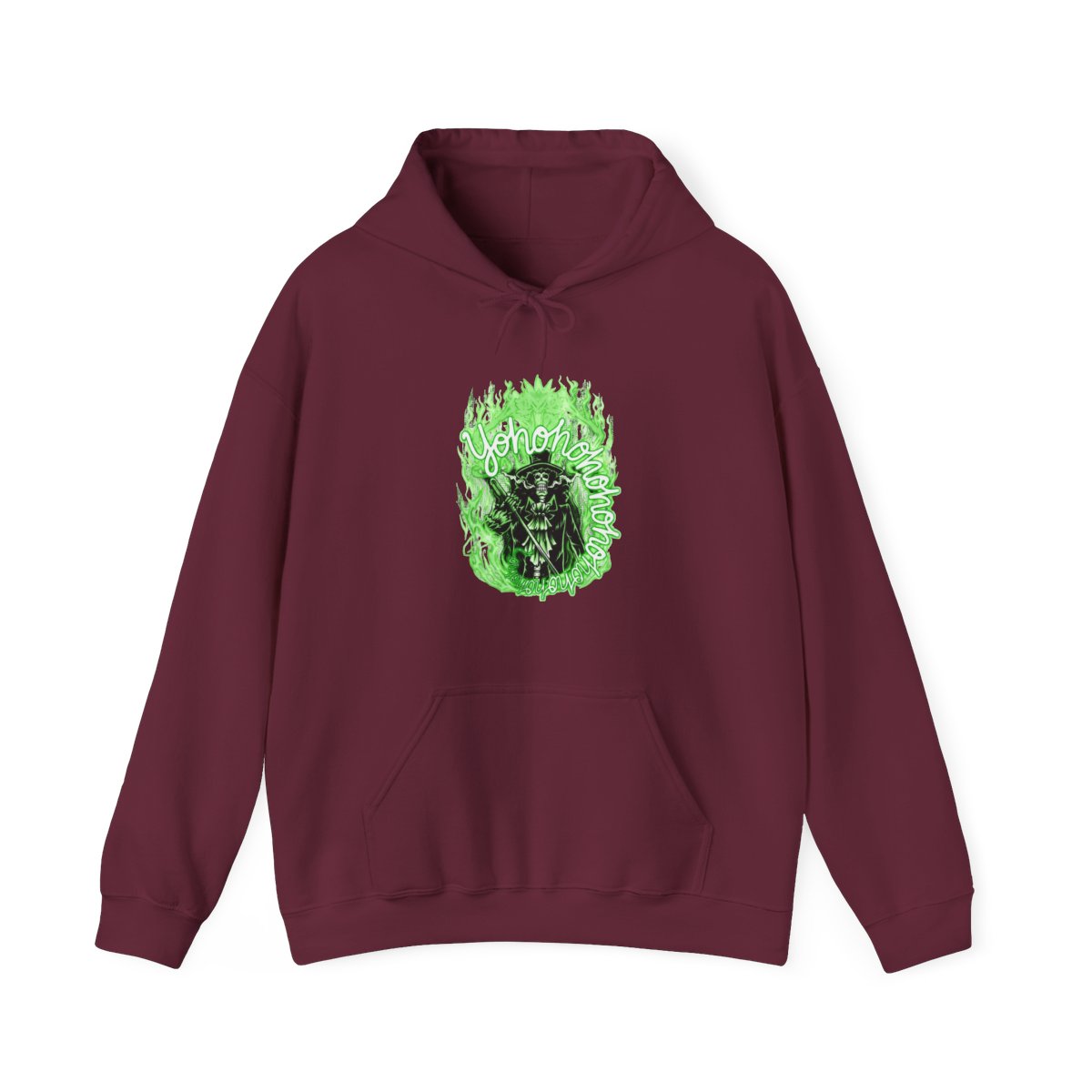 Brook Heroic Stance ‘Soul King’ One Hoodie | One Piece - alternate angle 2, merchandise