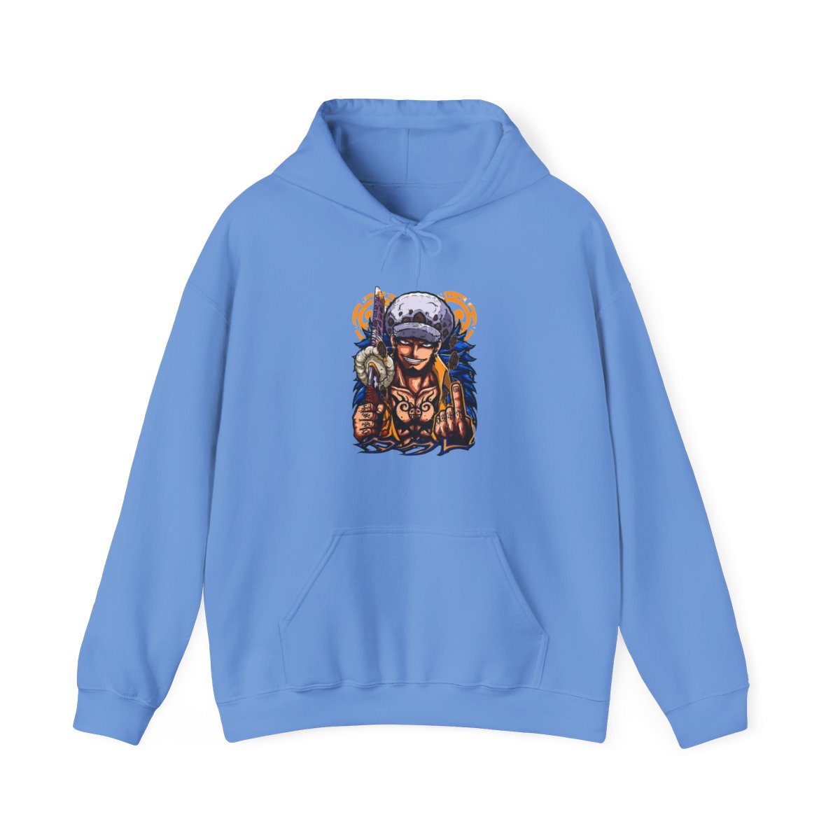 Trafalgar Law One Piece Heart Pirates Streetwear Hoodie - alternate angle 4, merchandise