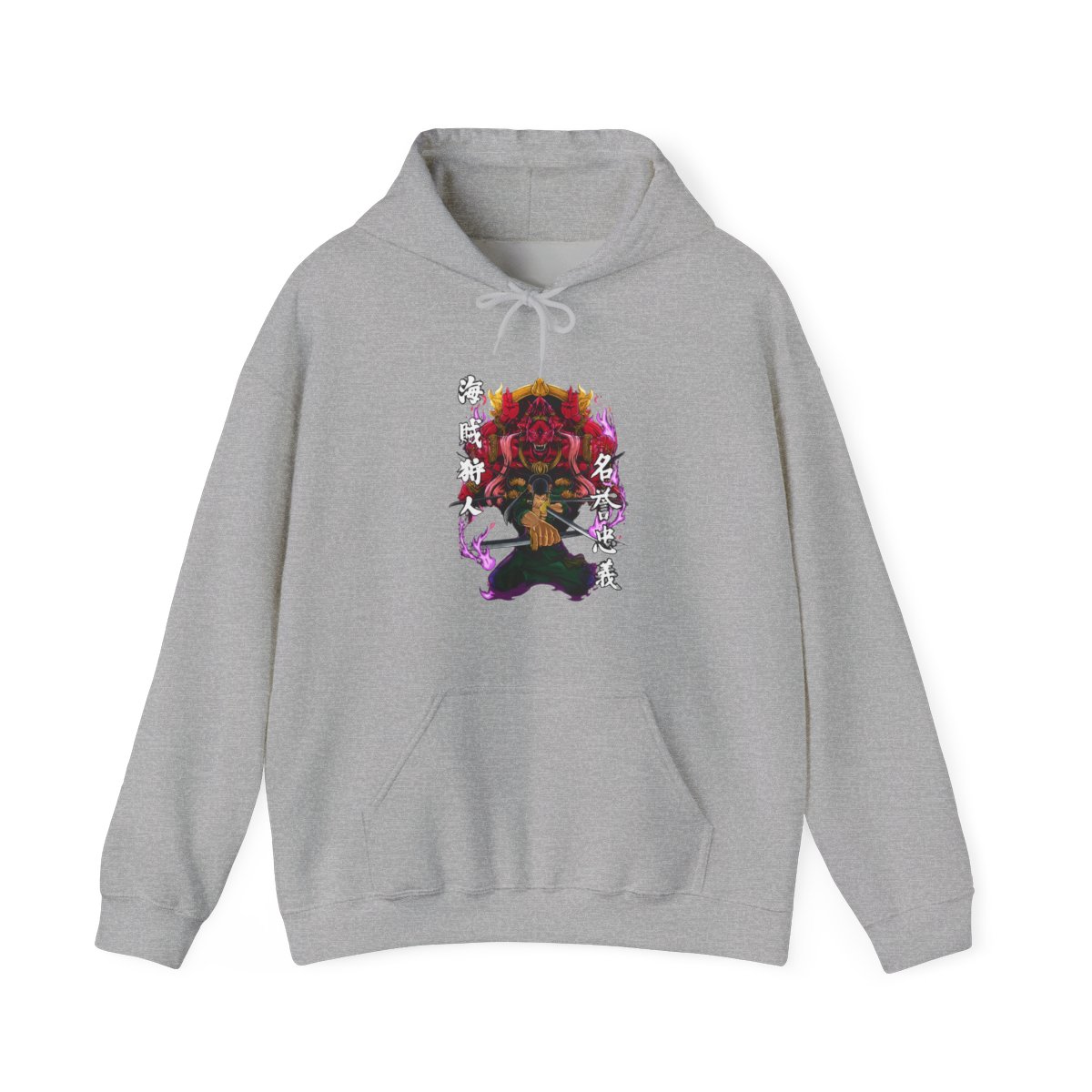 Roronoa Zoro Asura One Piece Straw Hat Pirates Hoodie - alternate angle 5, merchandise