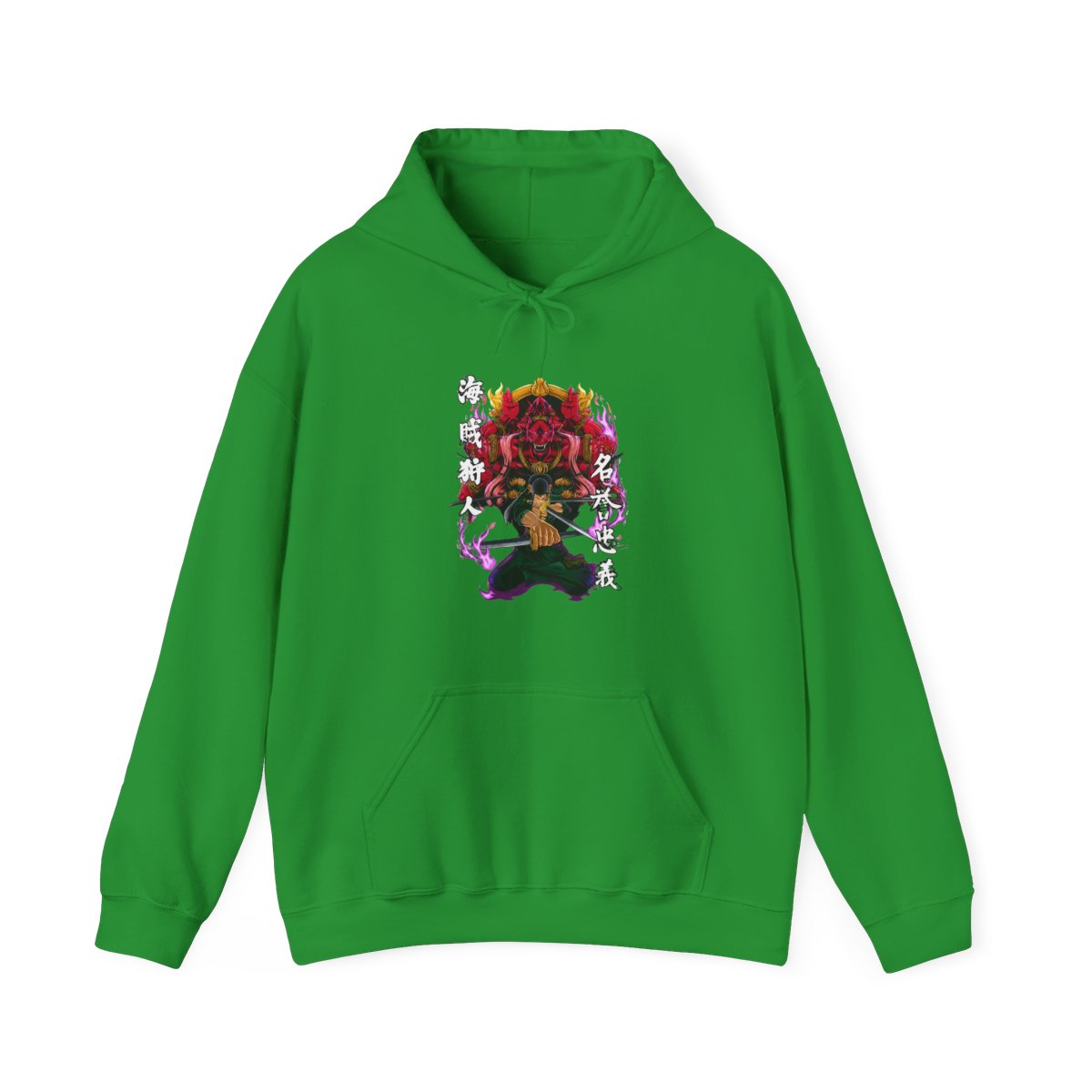 Roronoa Zoro Asura One Piece Straw Hat Pirates Hoodie - alternate angle 3, merchandise