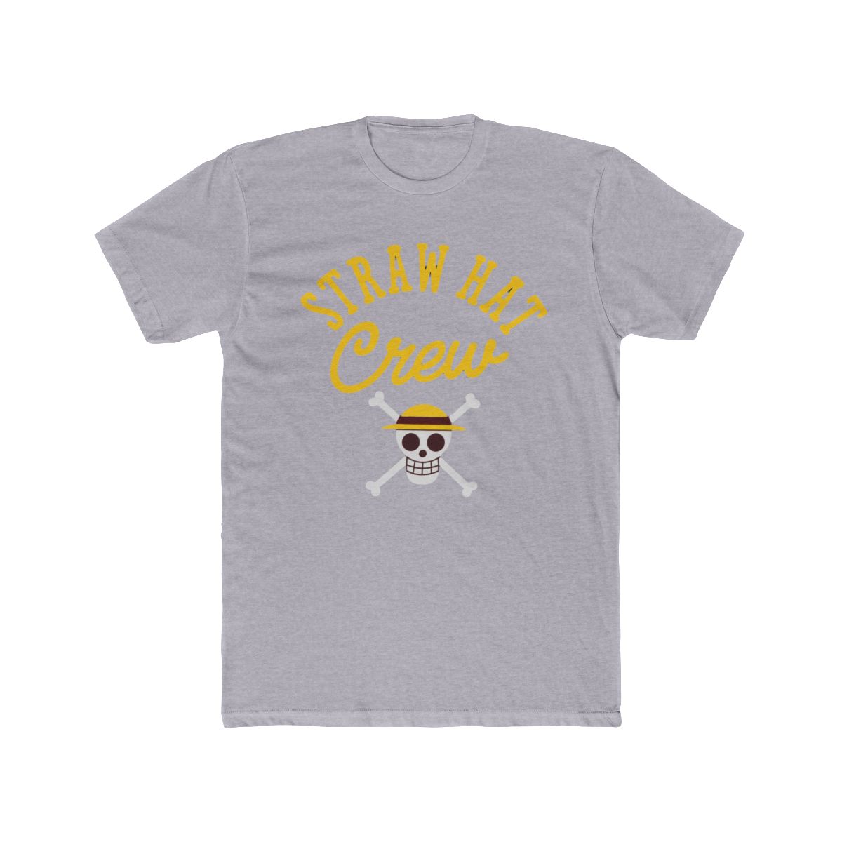 One Piece - Gold & Blue Straw Hat Crew T Shirt - Crunchyroll Exclusive - alternate angle 3, merchandise