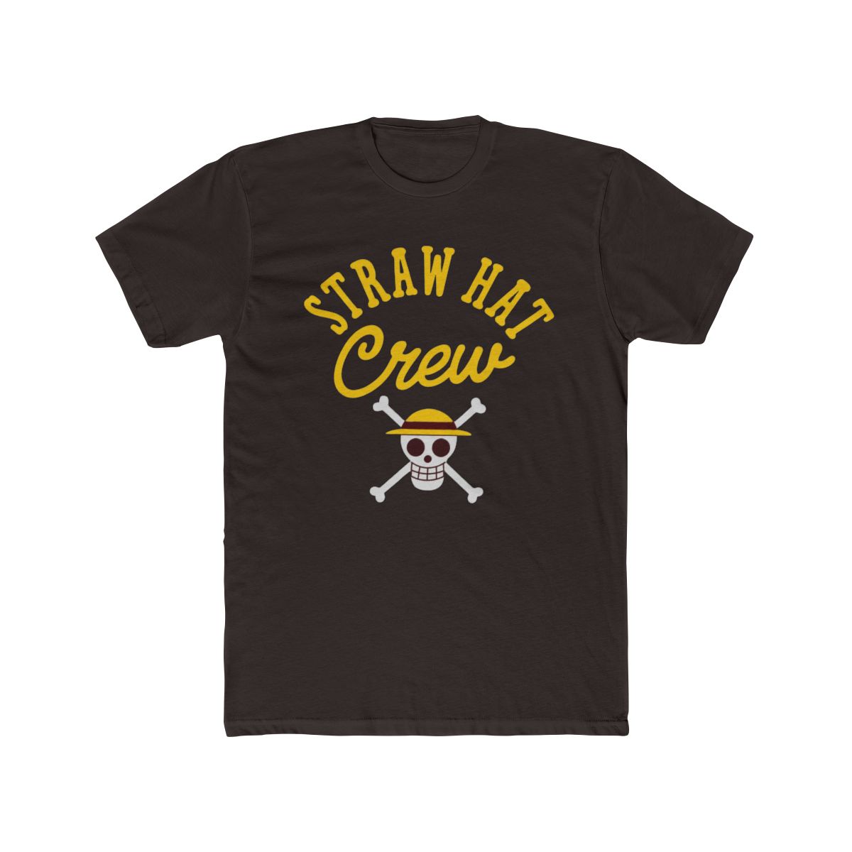 One Piece - Gold & Blue Straw Hat Crew T Shirt - Crunchyroll Exclusive - alternate angle 2, merchandise
