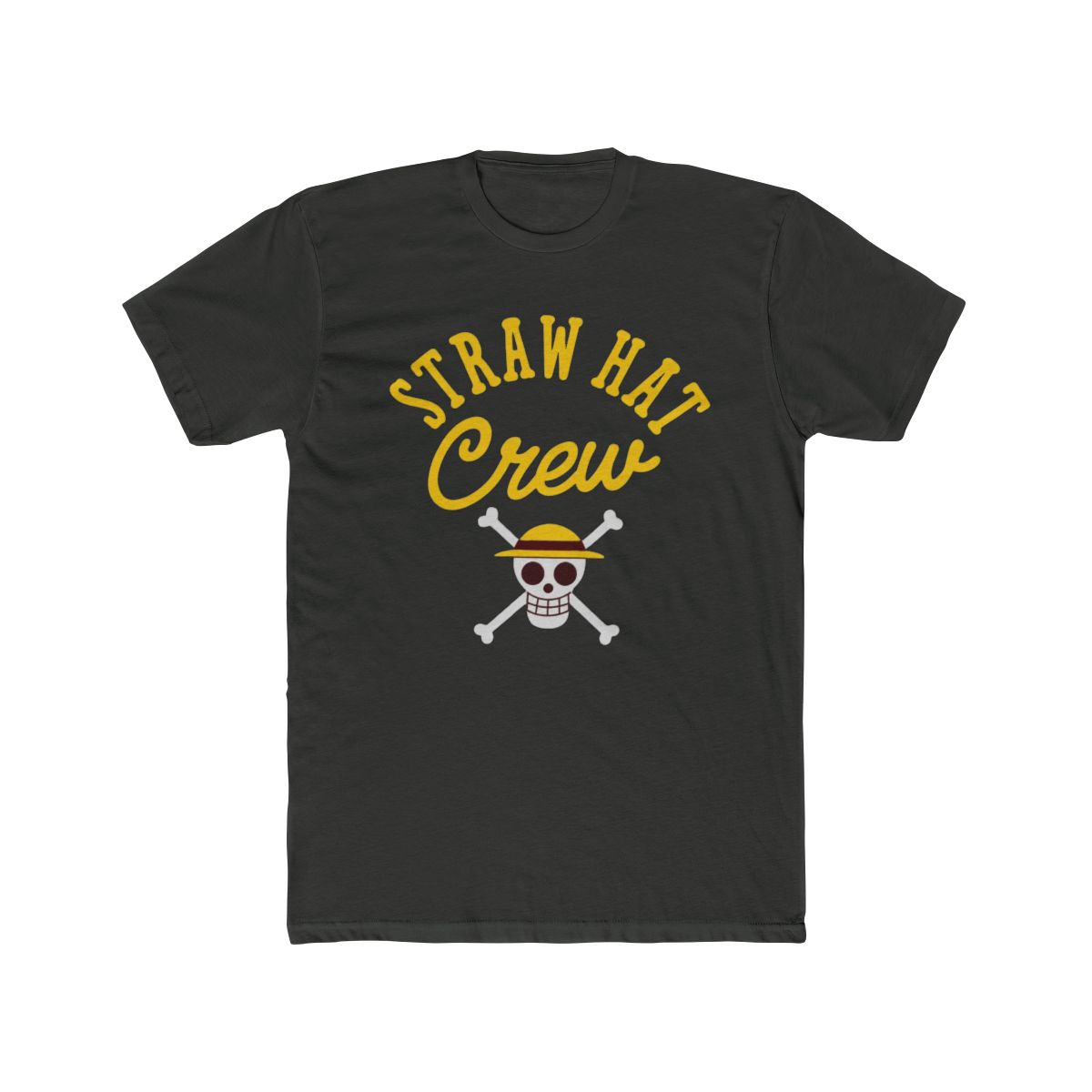 One Piece - Gold & Blue Straw Hat Crew T Shirt - Crunchyroll Exclusive - alternate angle 5, merchandise