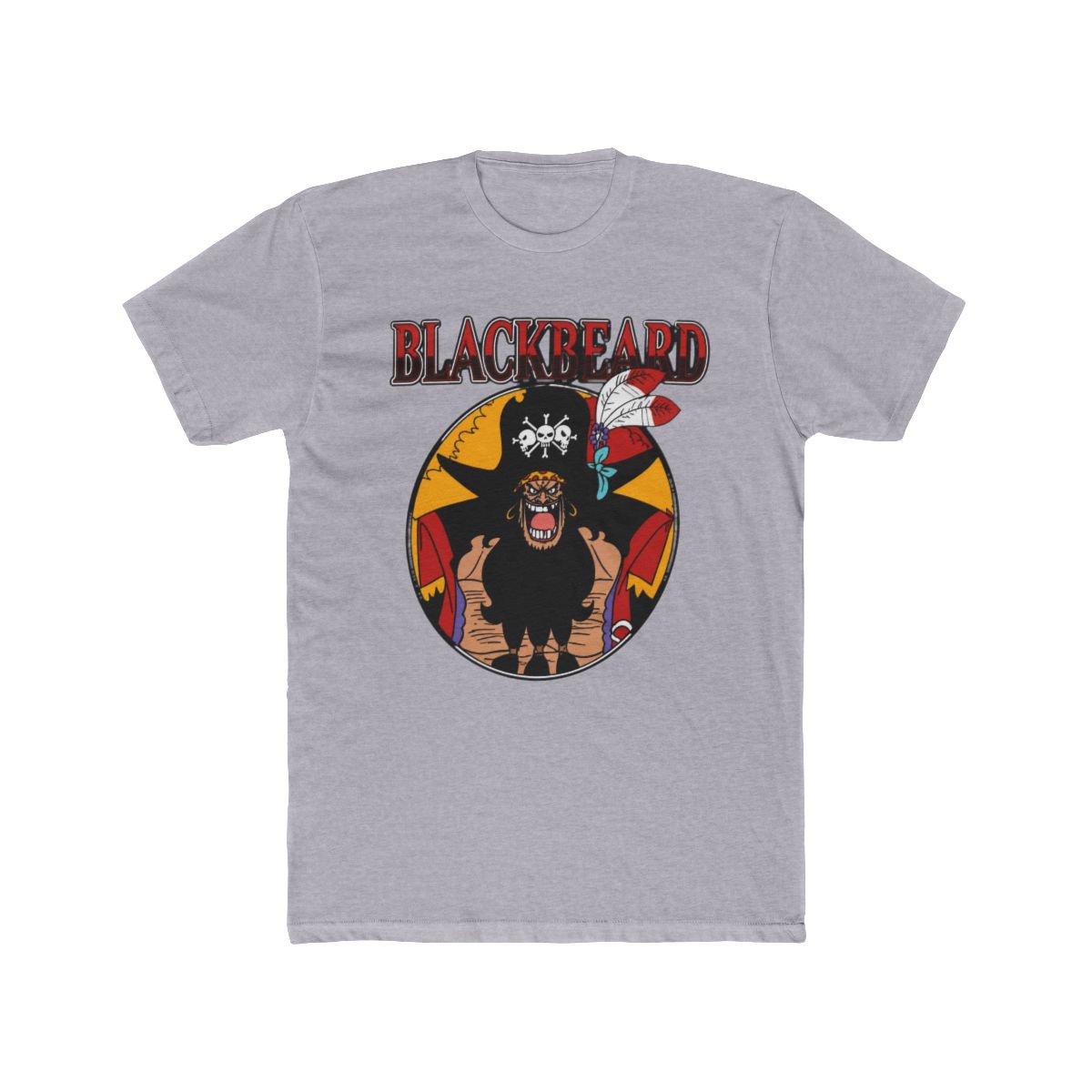 One Piece - Black Beard Short Sleeve T Shirt - alternate angle 4, merchandise