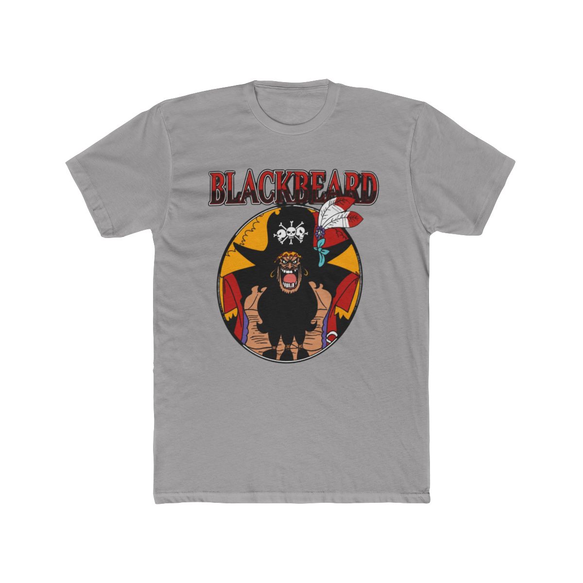 One Piece - Black Beard Short Sleeve T Shirt - alternate angle 2, merchandise