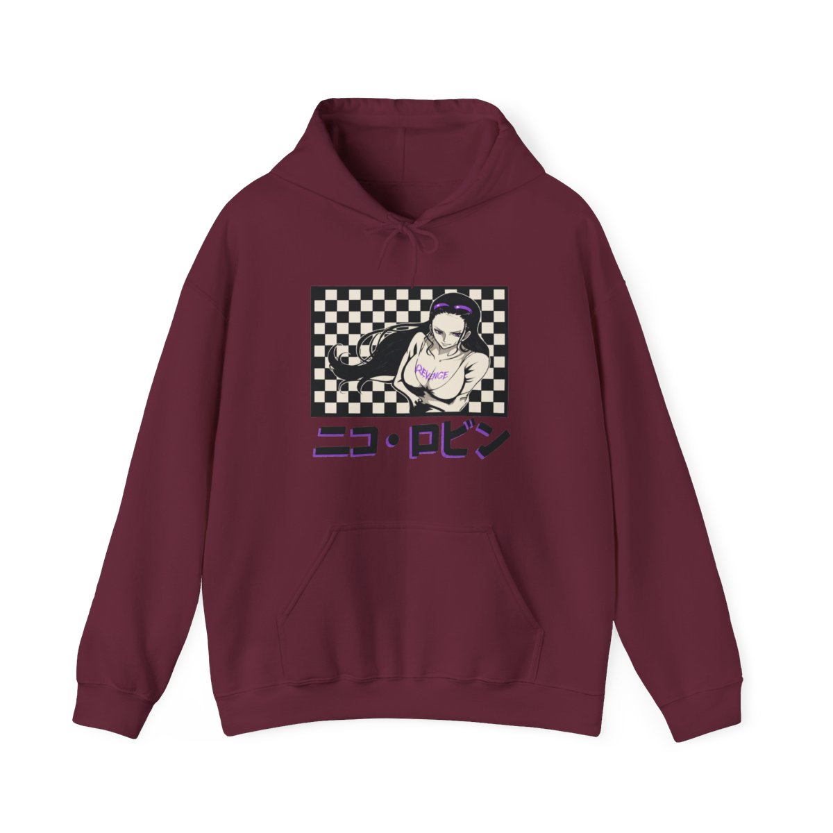 One Piece - Nico Robin Checker Hoodie - Crunchyroll Exclusive - alternate angle 5, merchandise