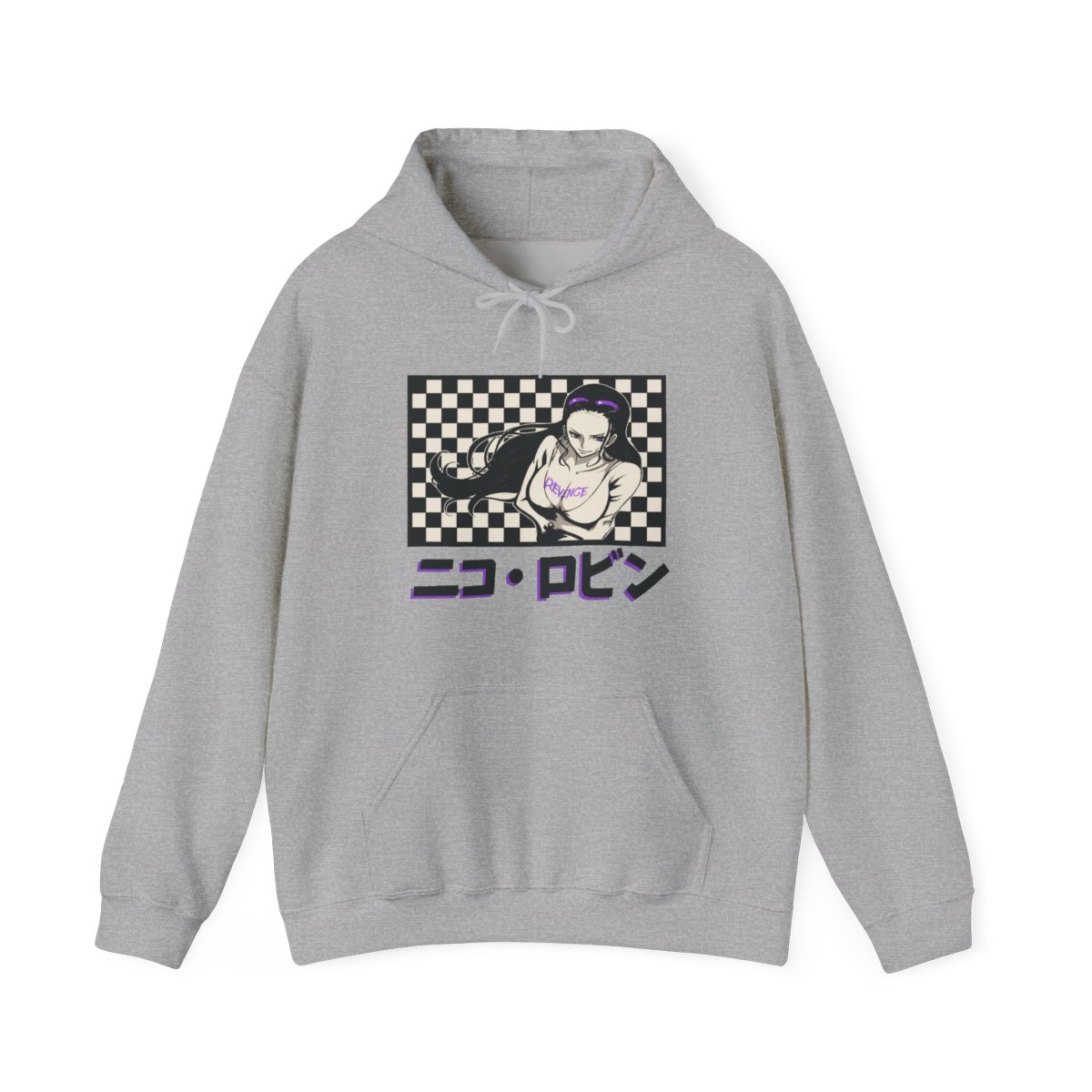 One Piece - Nico Robin Checker Hoodie - Crunchyroll Exclusive - alternate angle 4, merchandise