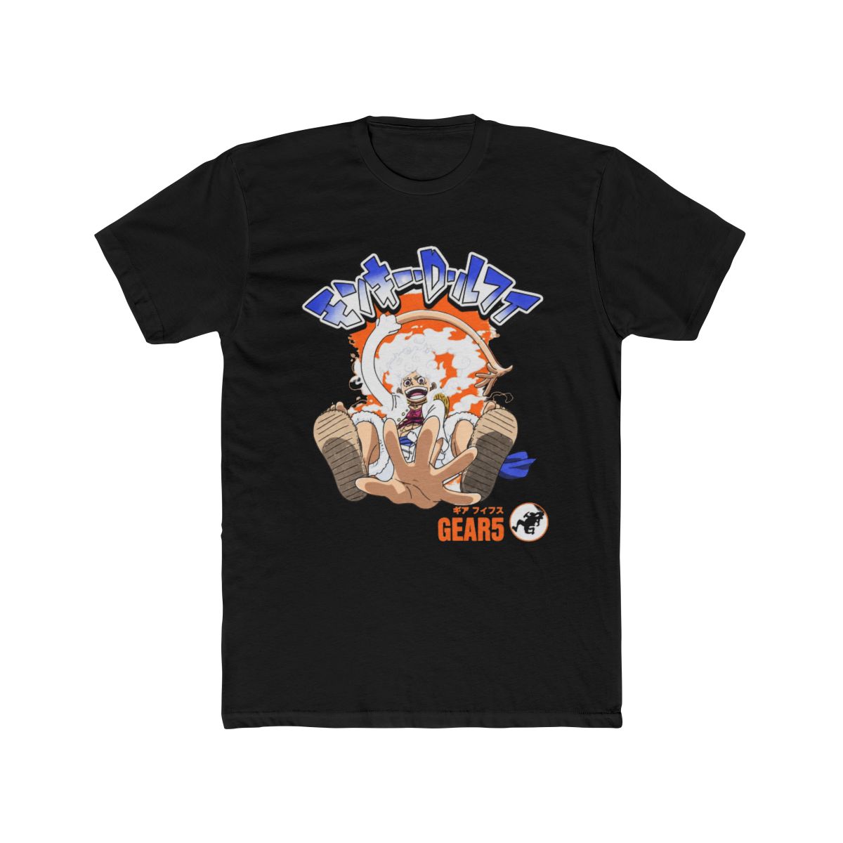 One Piece - Luffy Gear 5 T Shirt - Crunchyroll Exclusive - alternate angle 3, merchandise