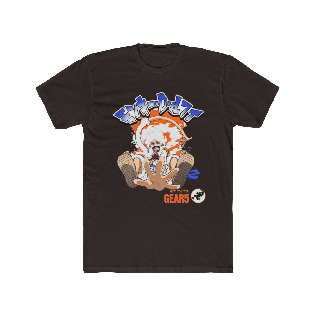 One Piece - Luffy Gear 5 T Shirt - Crunchyroll Exclusive - alternate angle 2, merchandise